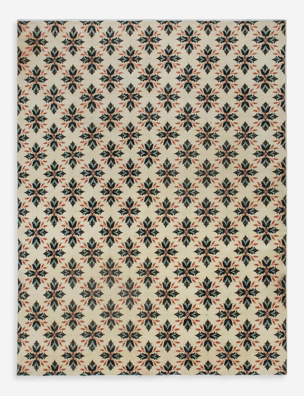 Lulu and Georgia - Vintage Turkish Hand - Knotted Wool Rug No. 605, 7'3" x 9'10"