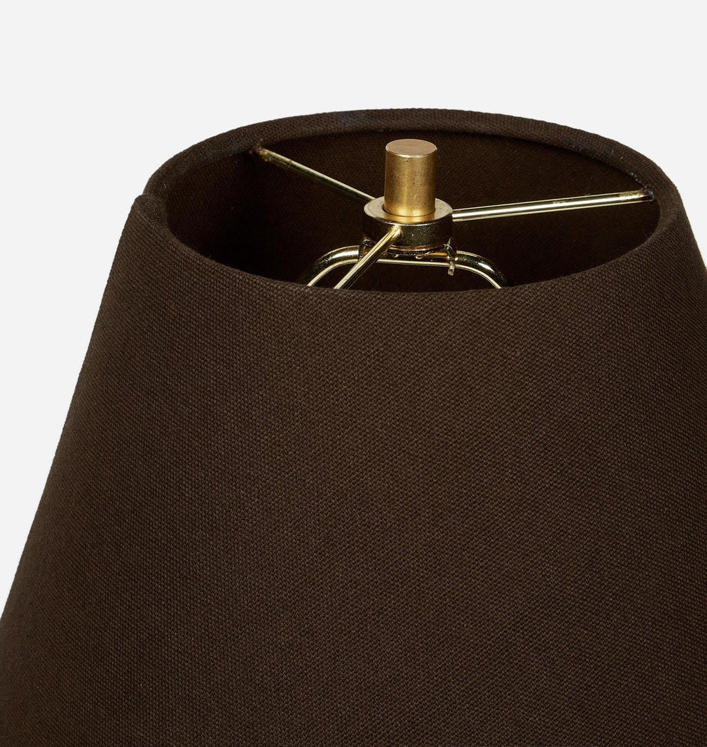 Amber Interiors - Ebony Akimbo Table Lamp