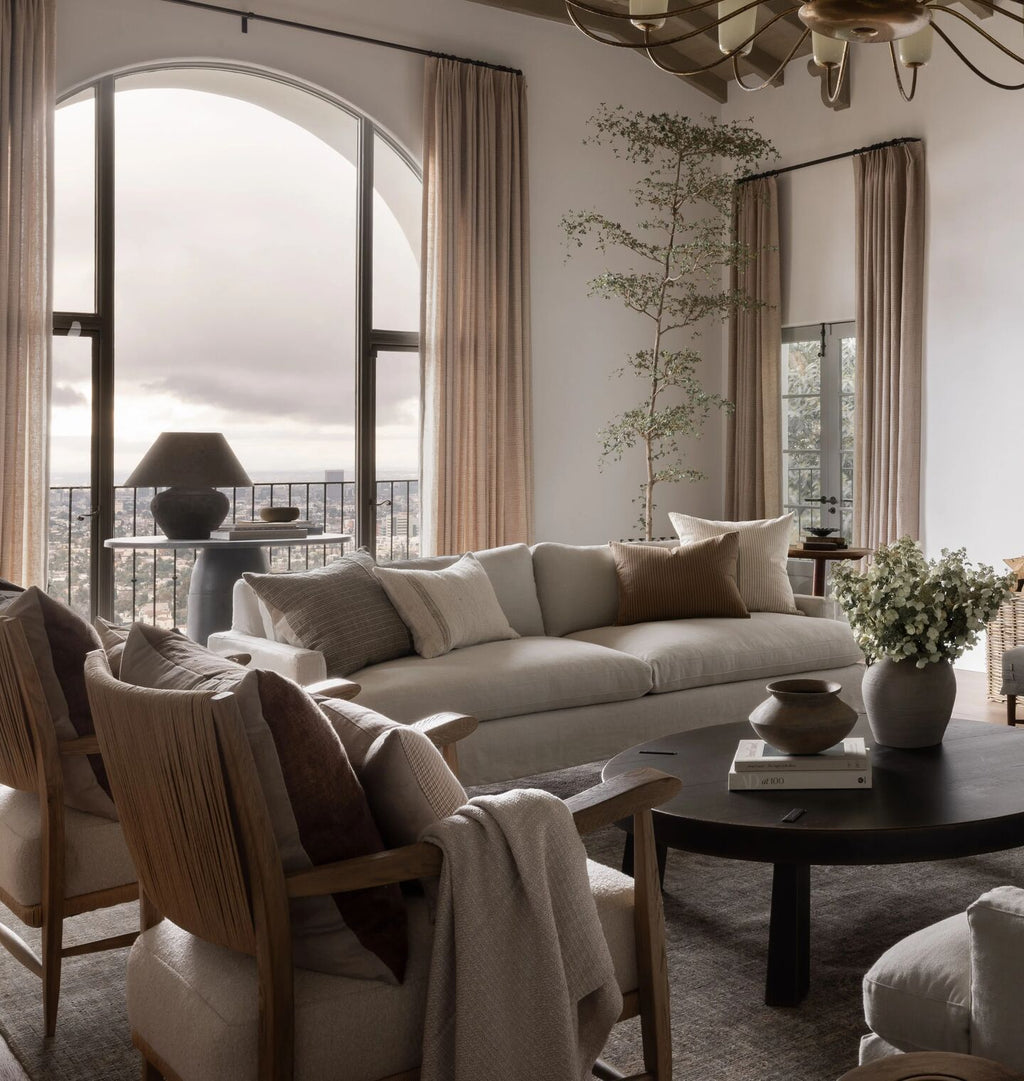 Amber Interiors - Billie Slipcovered Sofa