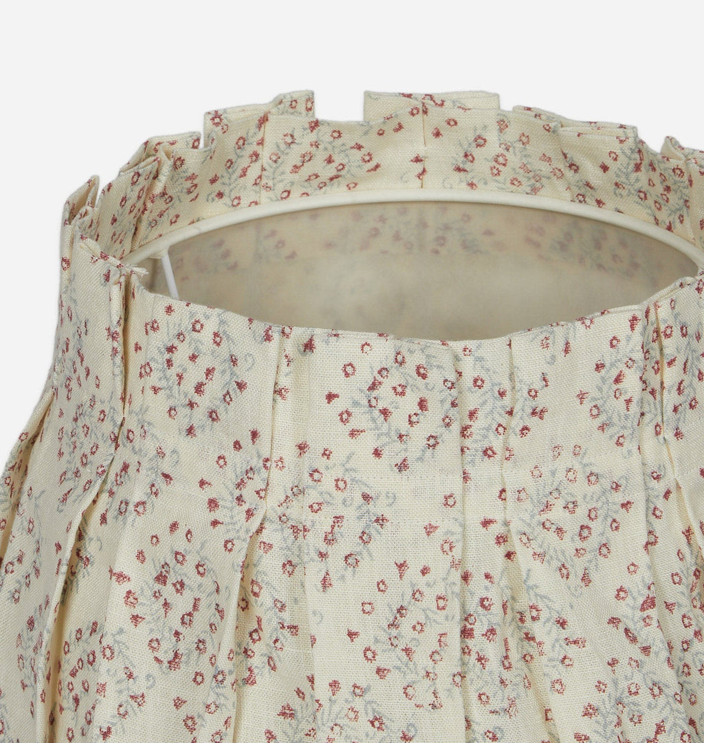 Amber Interiors - Floral Posy Linen Table Lamp Shade