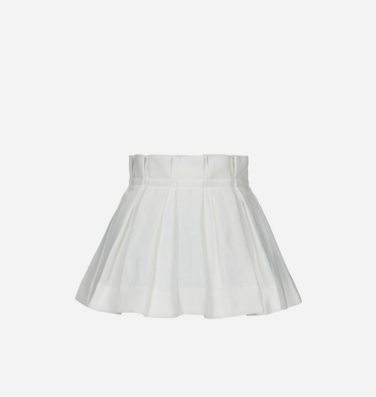 Amber Interiors - White Linen Table Lamp Shade