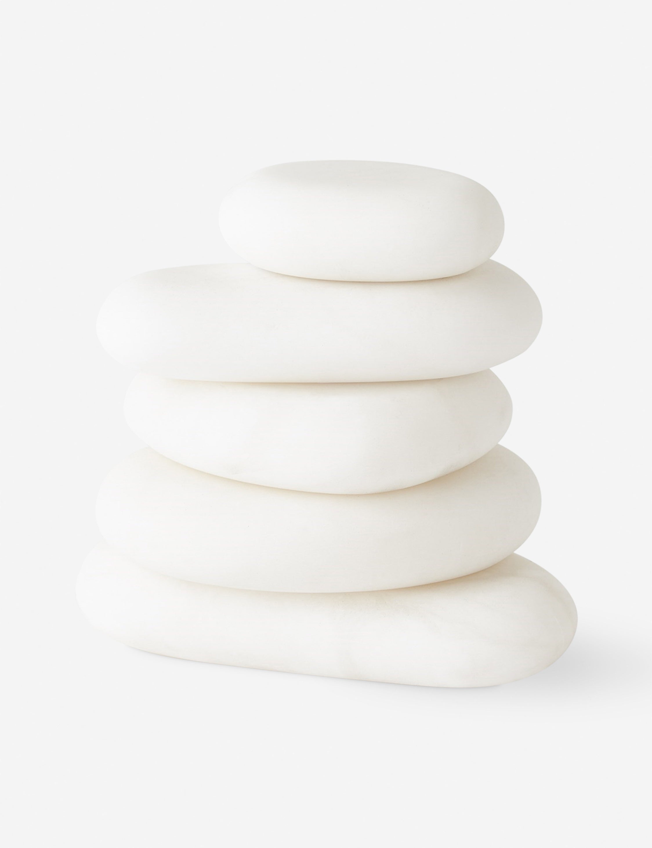 Lulu and Georgia - Alabaster River Rocks (Set of 5) by Ashley Childers