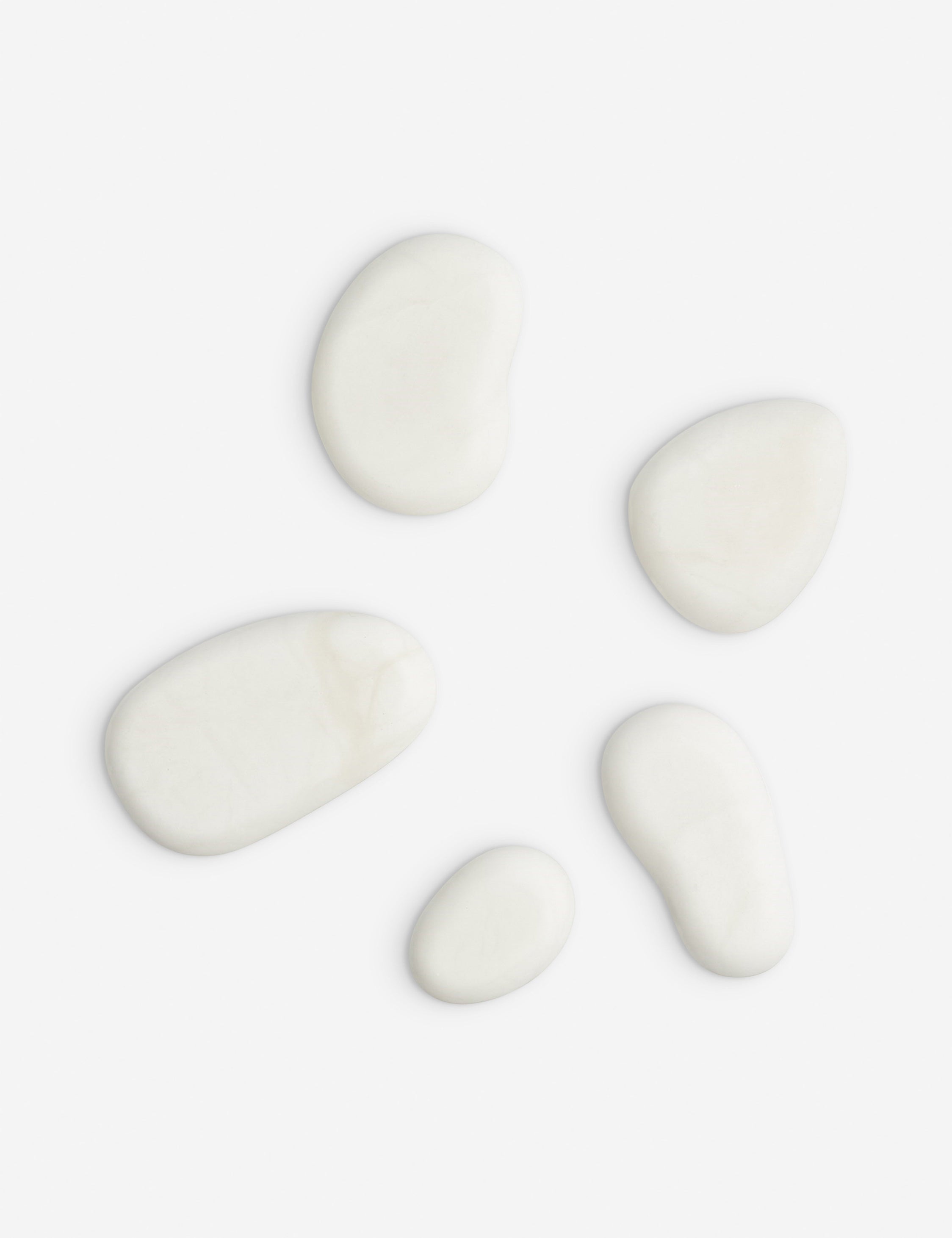 Lulu and Georgia - Alabaster River Rocks (Set of 5) by Ashley Childers
