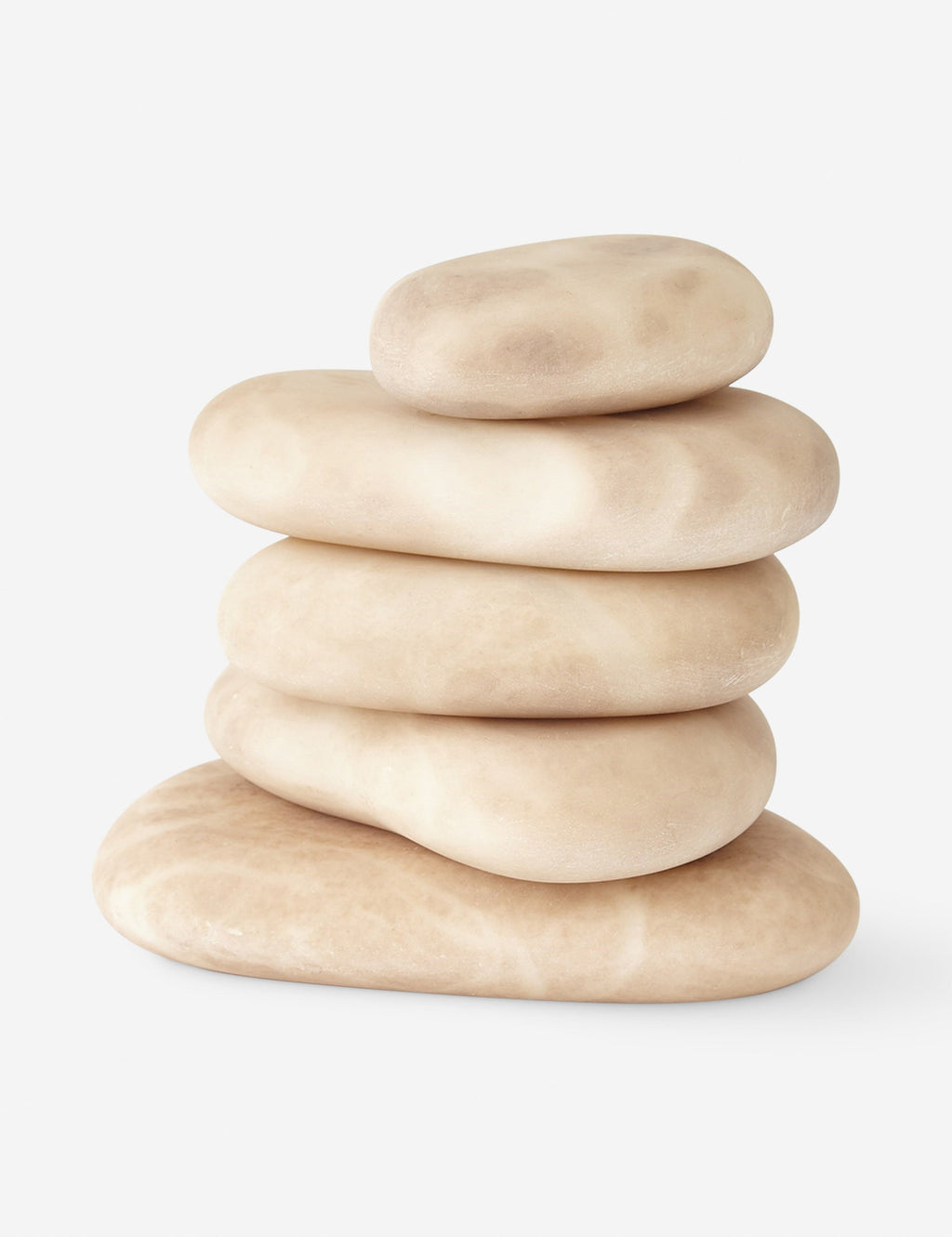 Lulu and Georgia - Alabaster River Rocks (Set of 5) by Ashley Childers