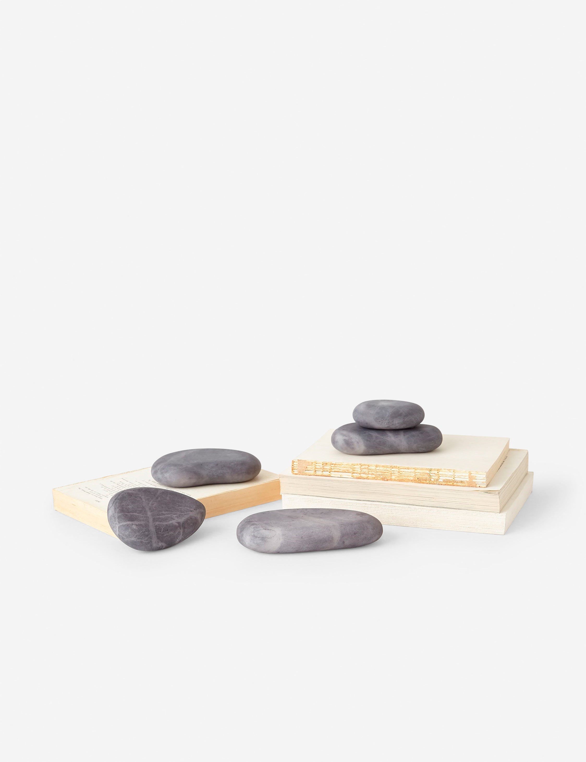 Lulu and Georgia - Alabaster River Rocks (Set of 5) by Ashley Childers