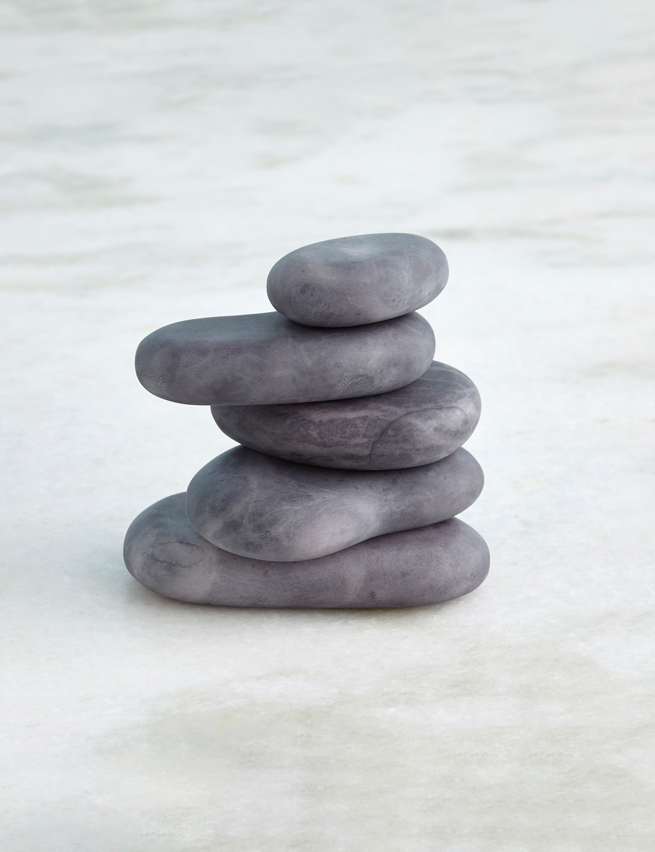 Lulu and Georgia - Alabaster River Rocks (Set of 5) by Ashley Childers