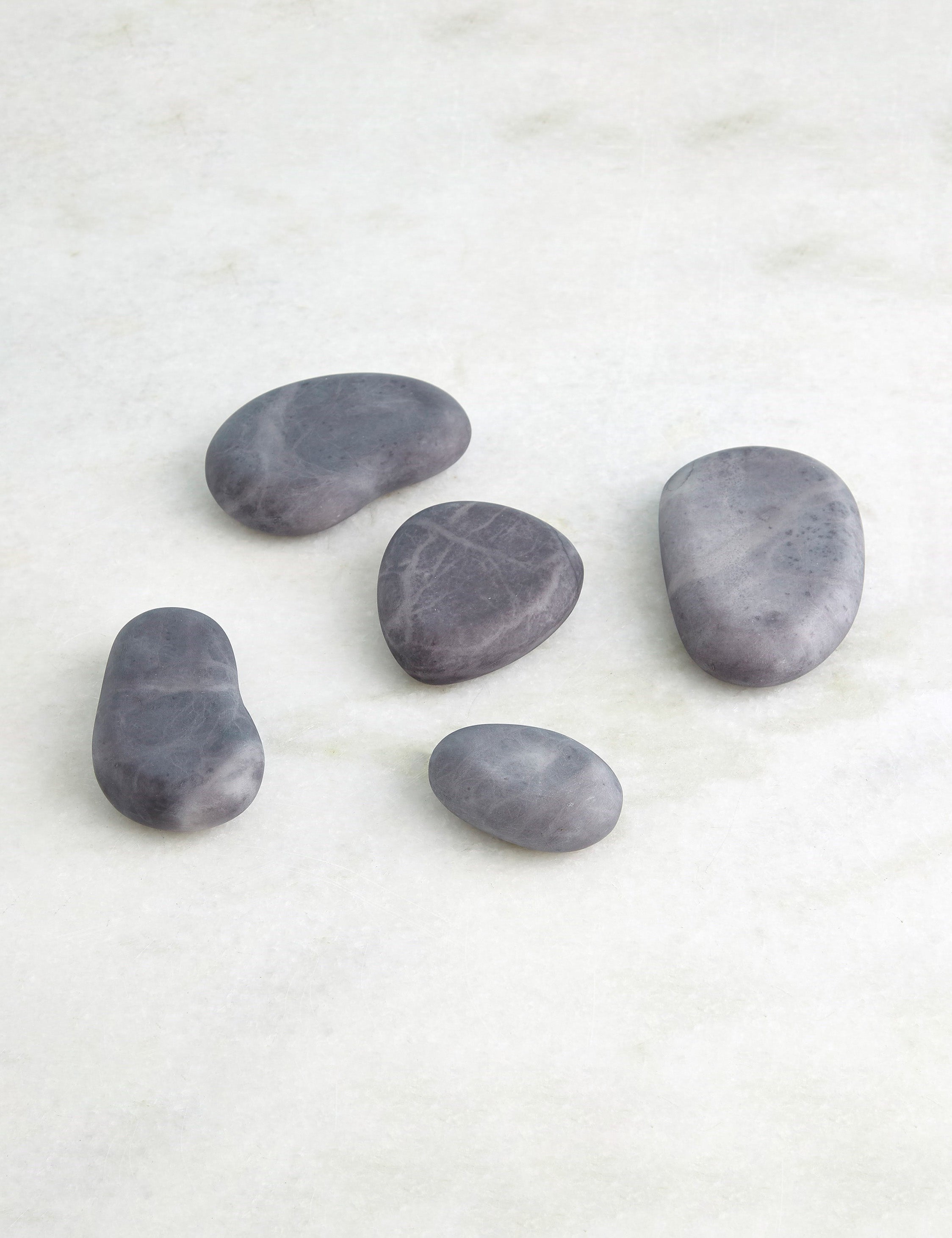 Lulu and Georgia - Alabaster River Rocks (Set of 5) by Ashley Childers