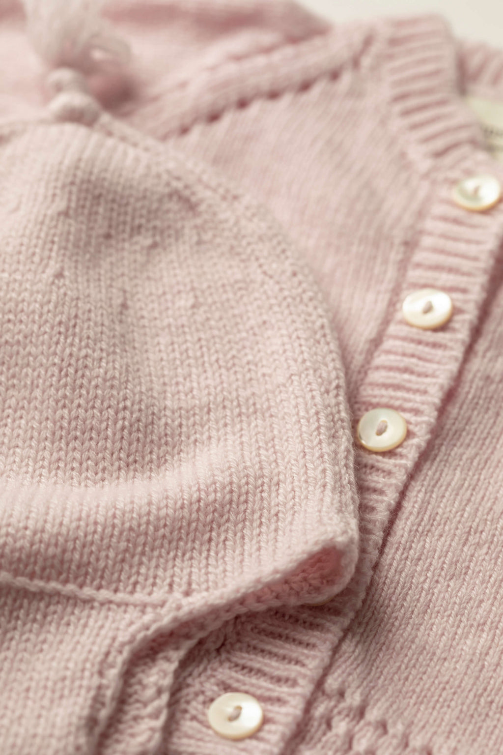 Johnstons of Elgin - Baby's Pink Cashmere Cardigan Gift Set