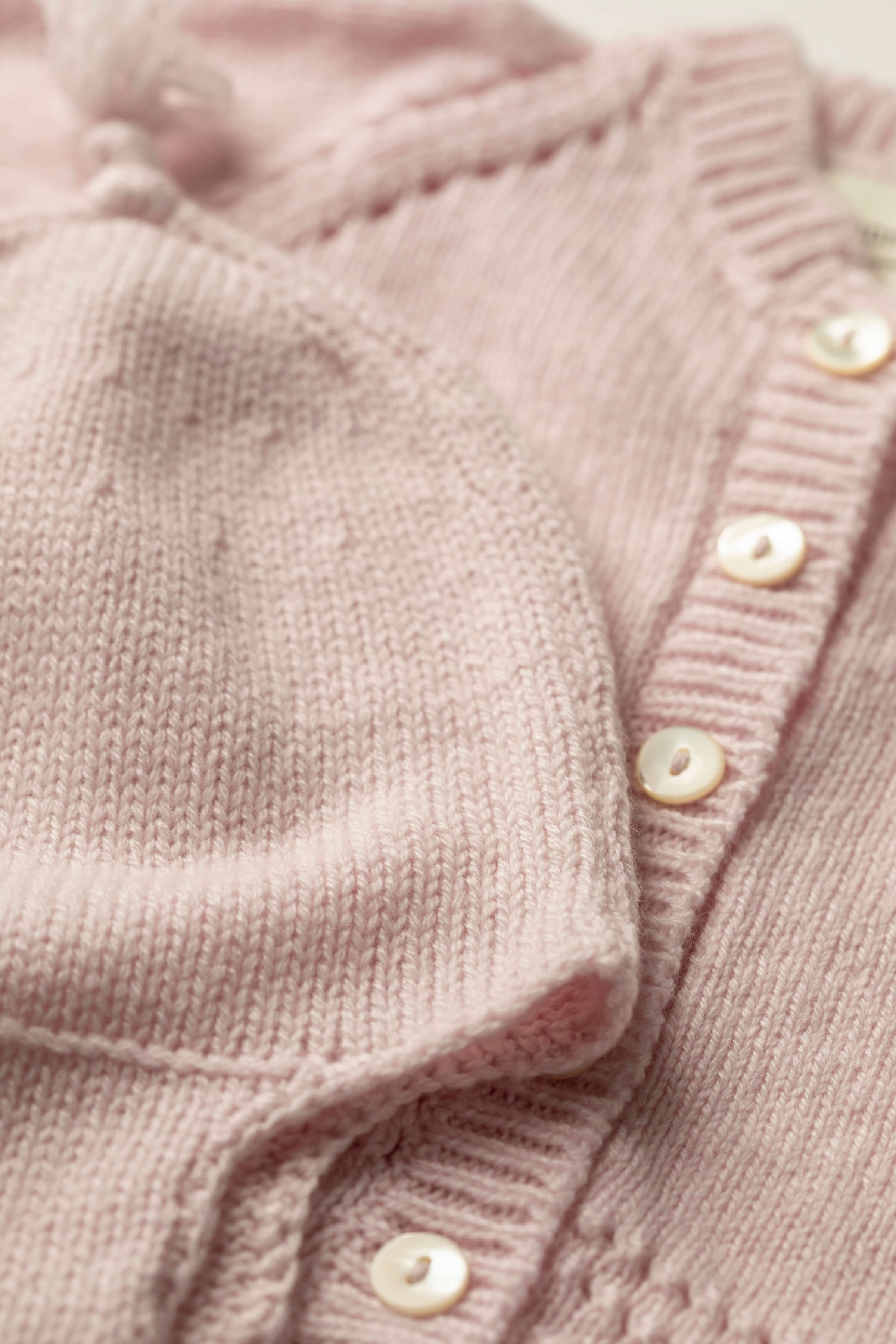 Johnstons of Elgin - Baby's Pink Cashmere Cardigan Gift Set
