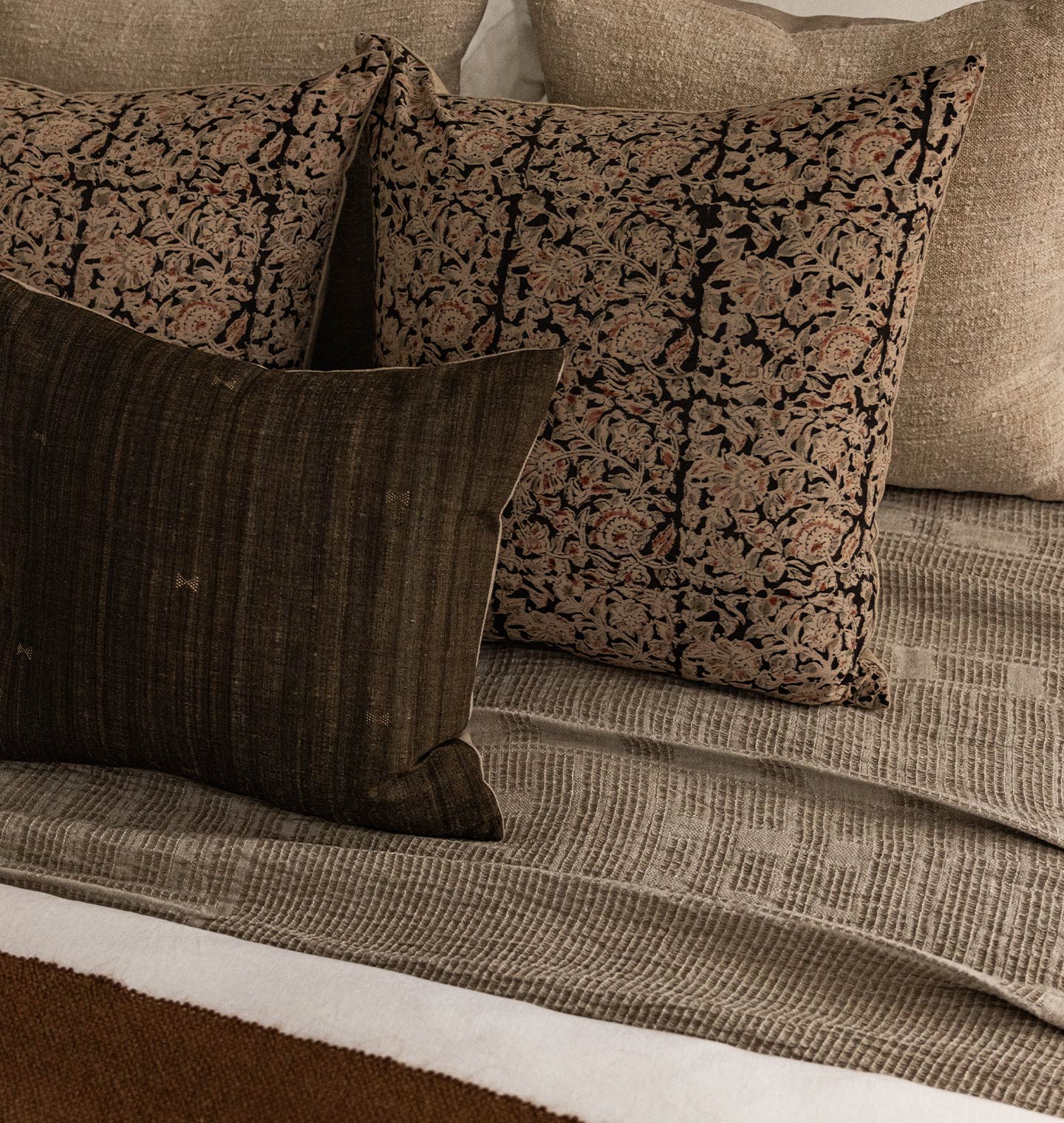 Amber Interiors - Bogolan Throw Blanket