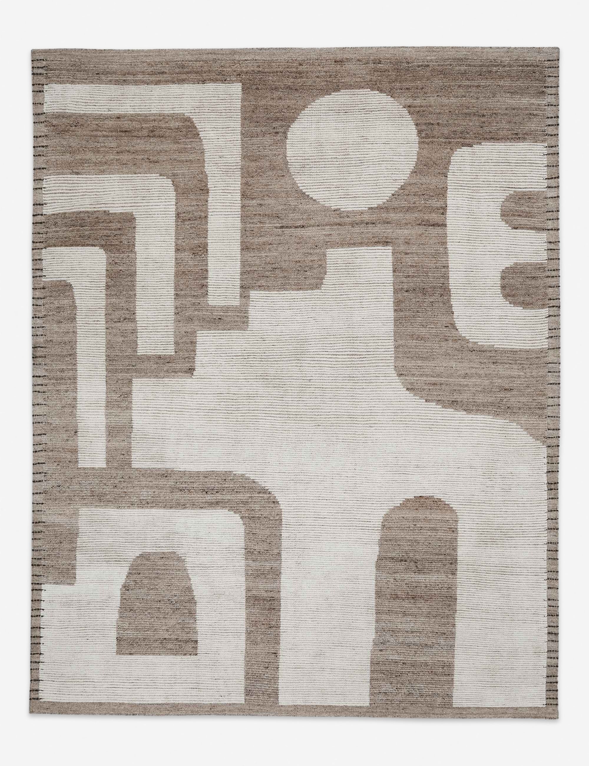 Lulu and Georgia - Abode Rug Swatch 18" x 18" by Elan Byrd