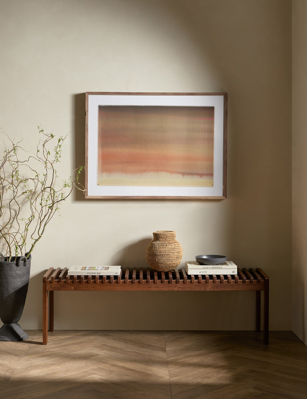 Lulu and Georgia - Abstract Ombre 04 Wall Art by Roseanne Kenny