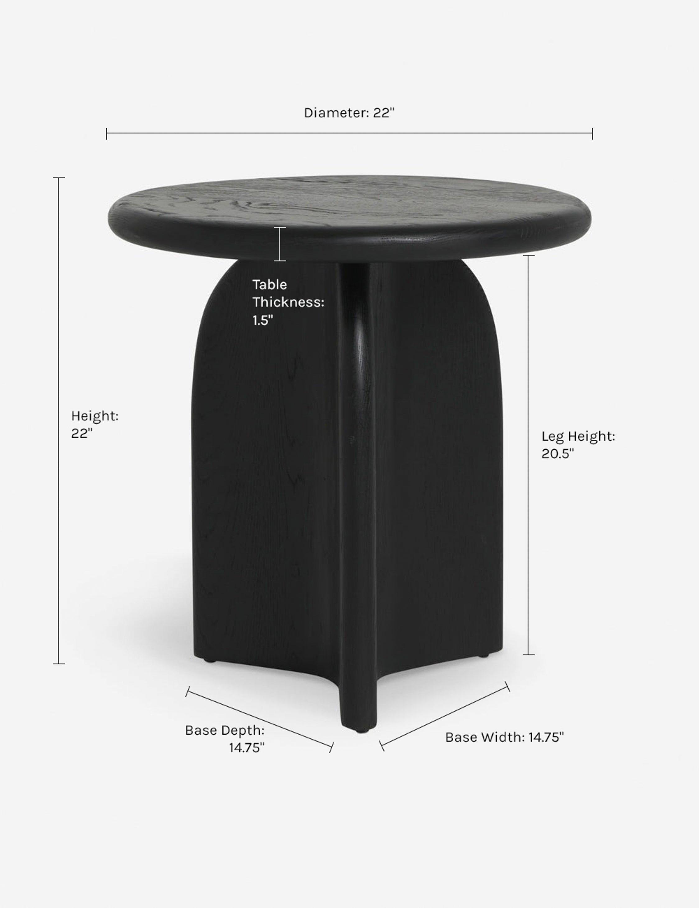 Lulu and Georgia - Ada Round Side Table