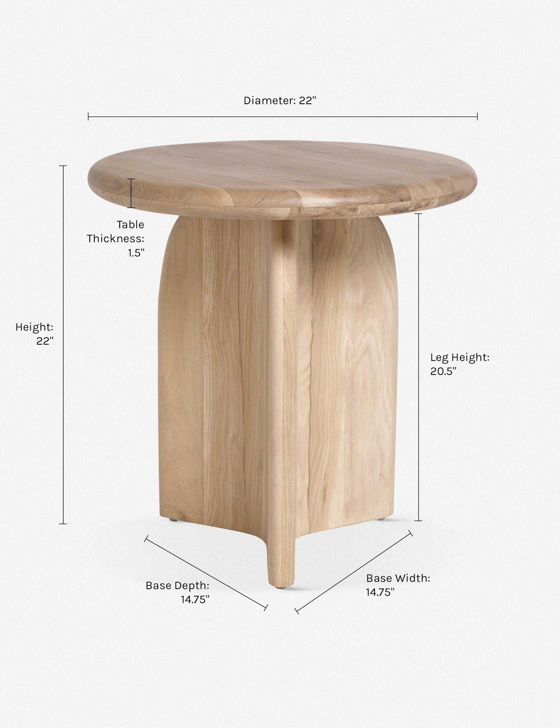 Lulu and Georgia - Ada Round Side Table