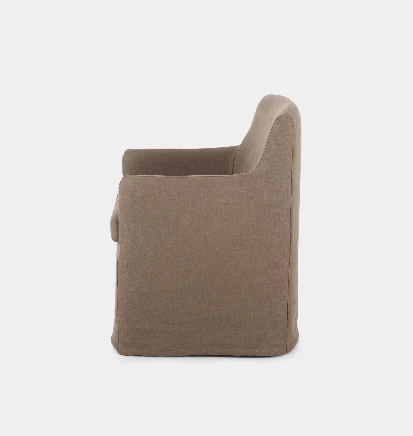 Amber Interiors - Adak Slipcovered Dining Chair