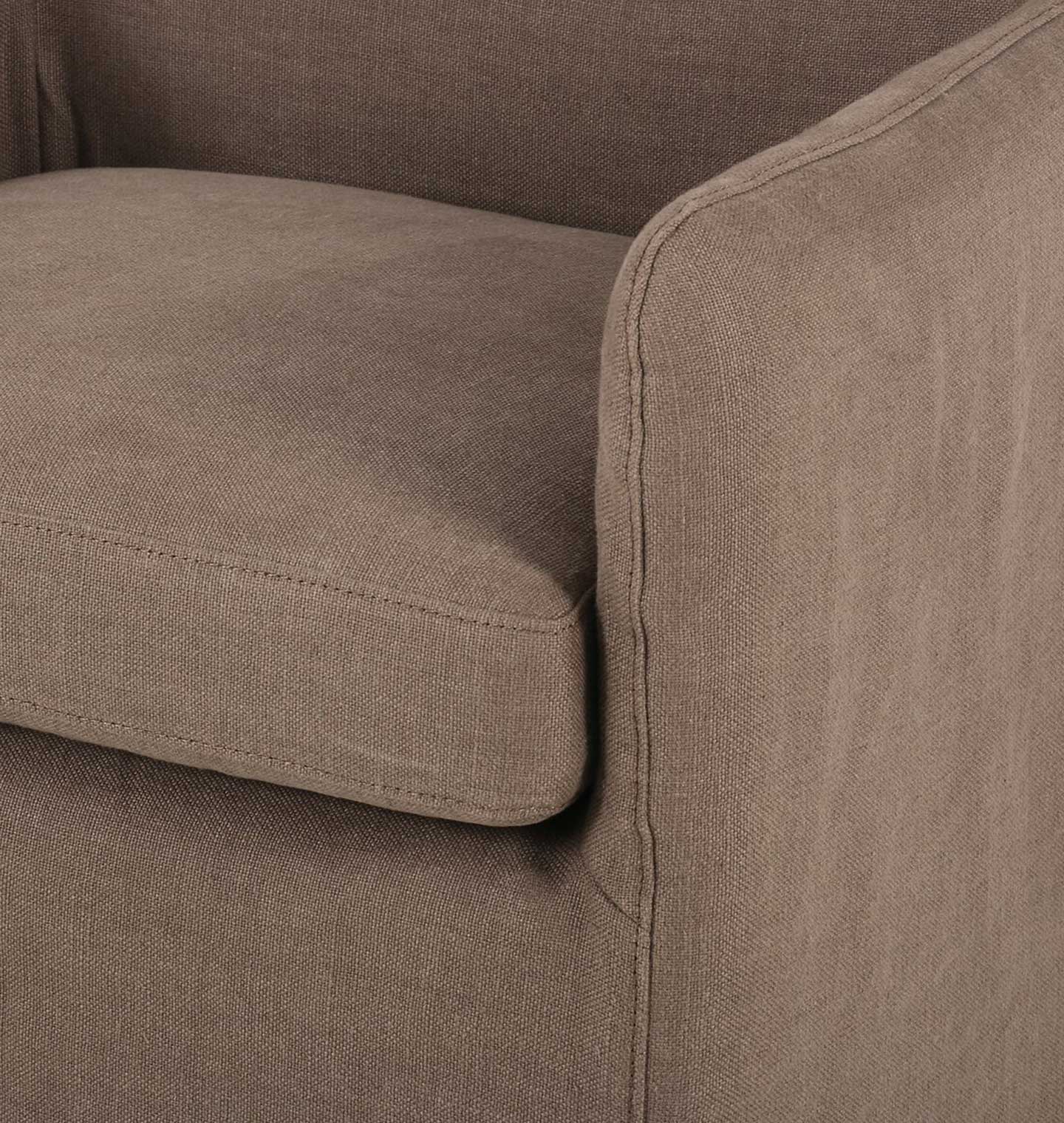 Amber Interiors - Adak Slipcovered Dining Chair