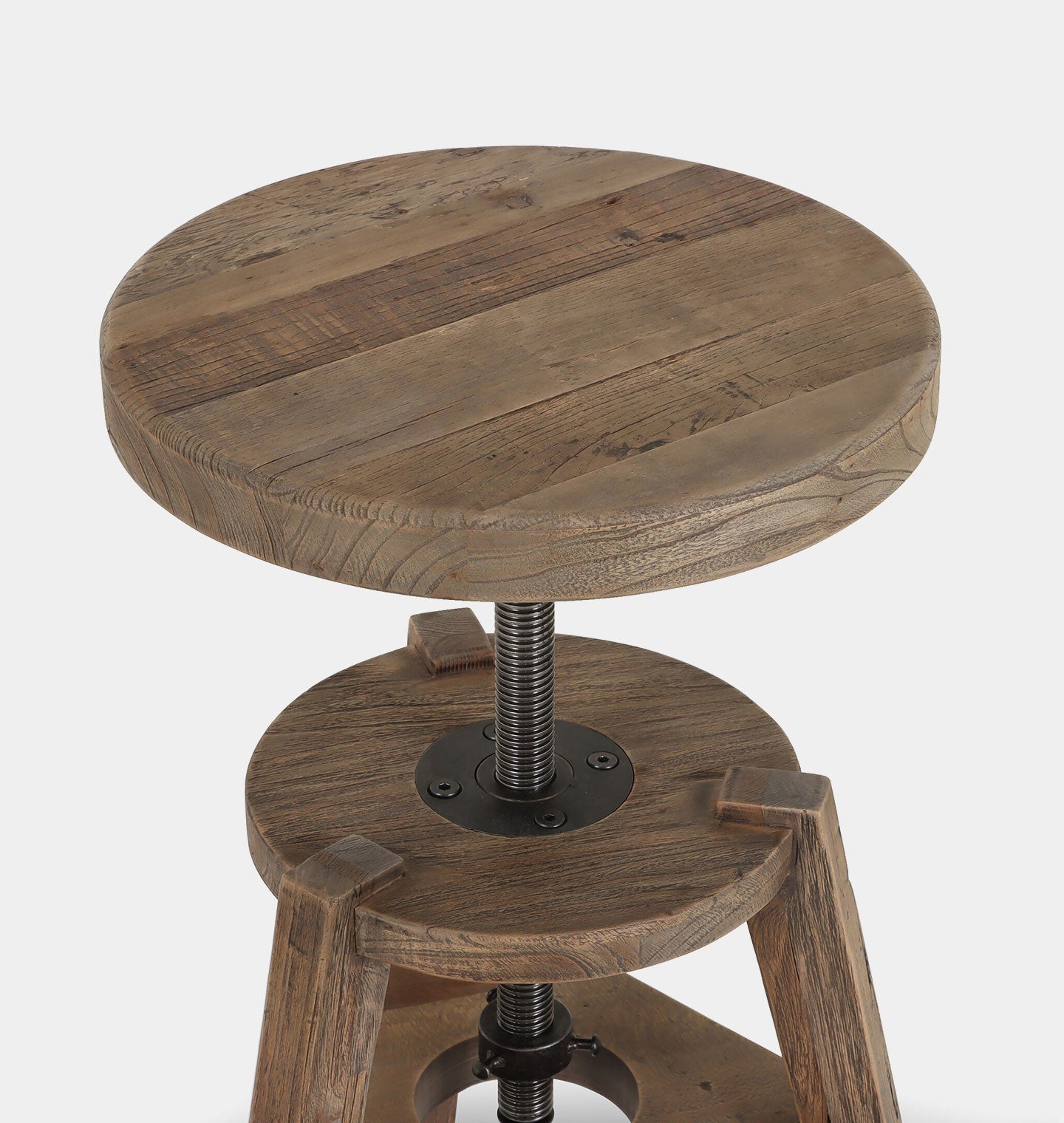 Amber Interiors - Addy Pedestal Accent Stool