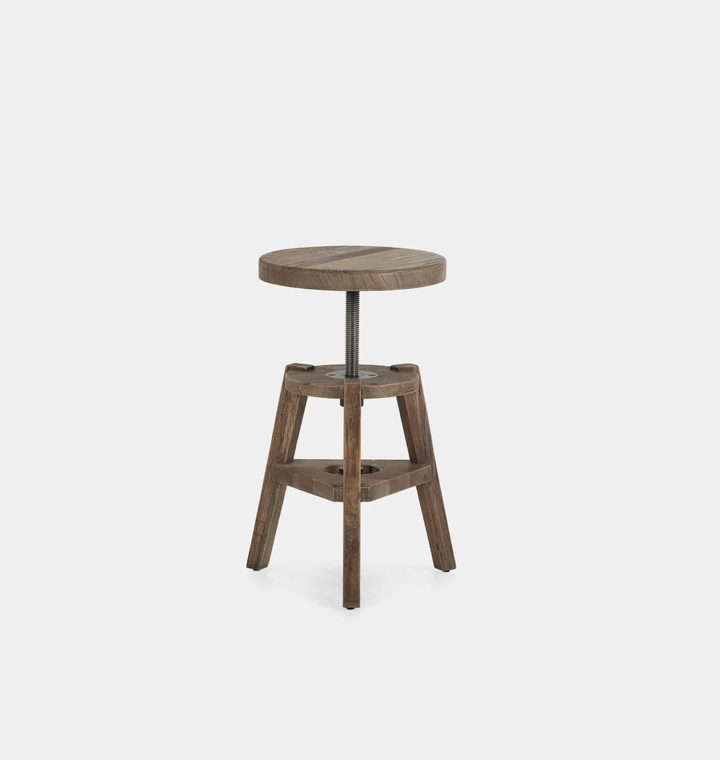 Amber Interiors - Addy Pedestal Accent Stool