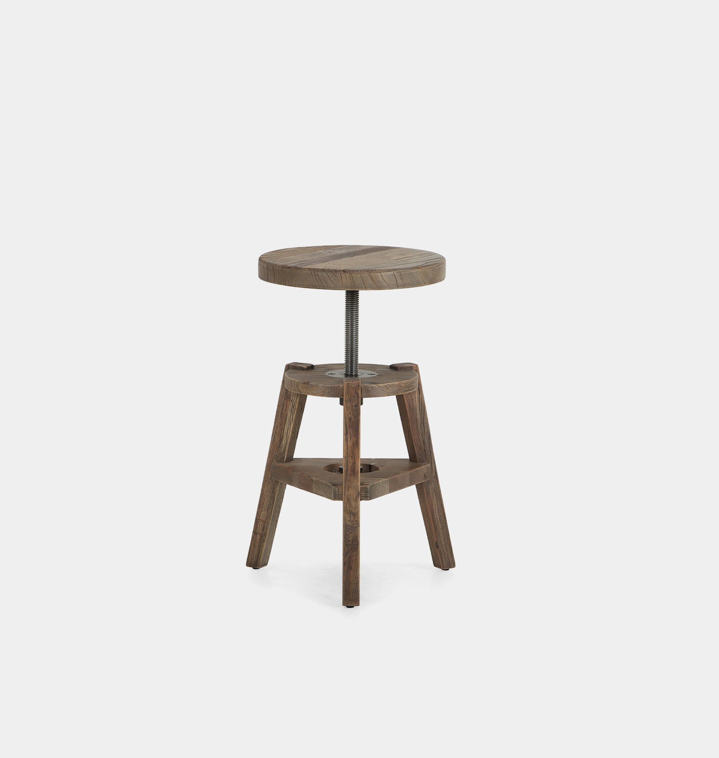 Amber Interiors - Addy Pedestal Accent Stool