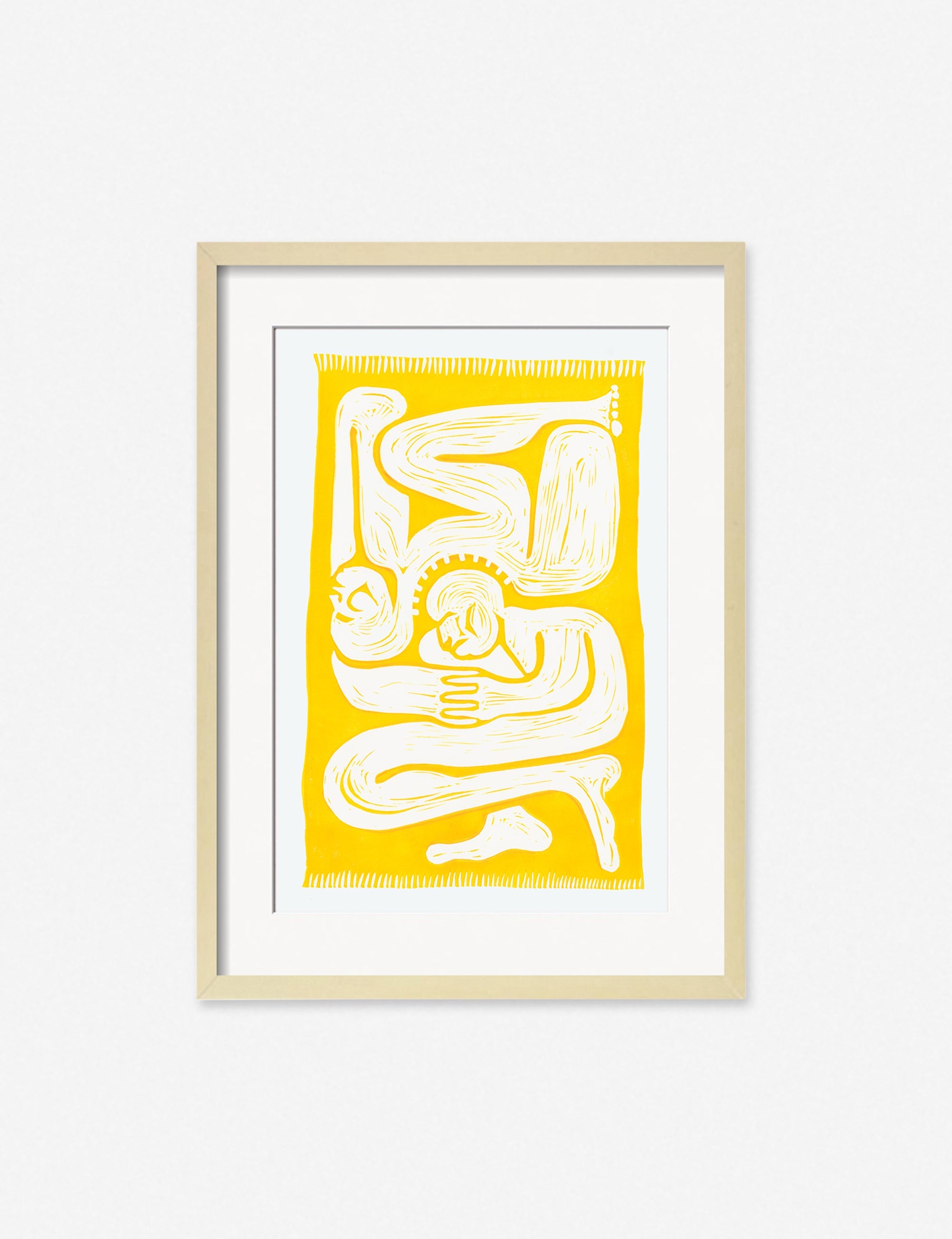Lulu and Georgia - Cloudgazers Print by Adrian Brandon