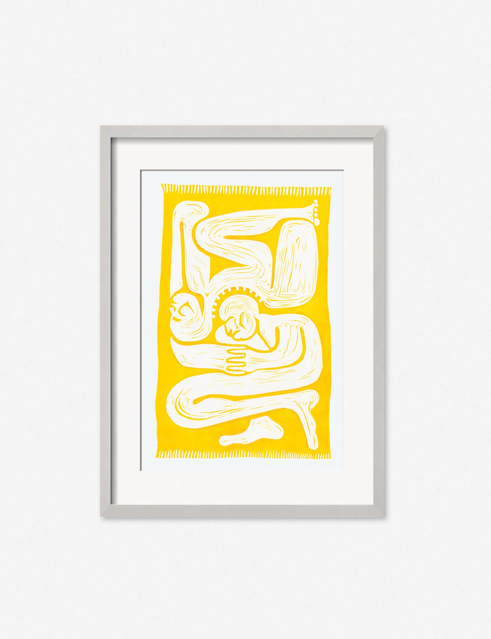 Lulu and Georgia - Cloudgazers Print by Adrian Brandon