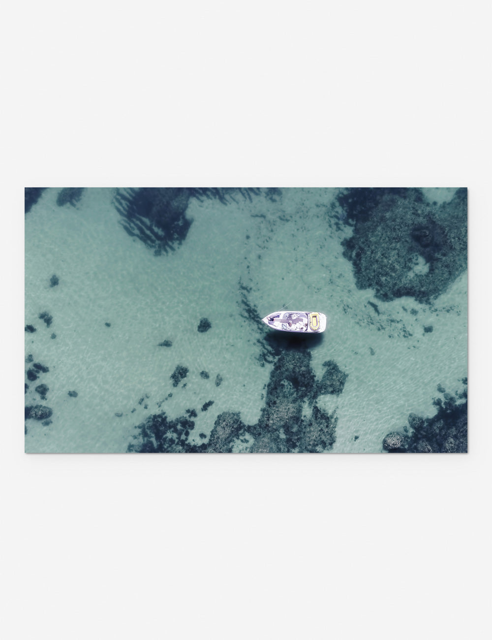 Lulu and Georgia - Aerial Ocean Bliss Photography Print by Ingrid Beddoes