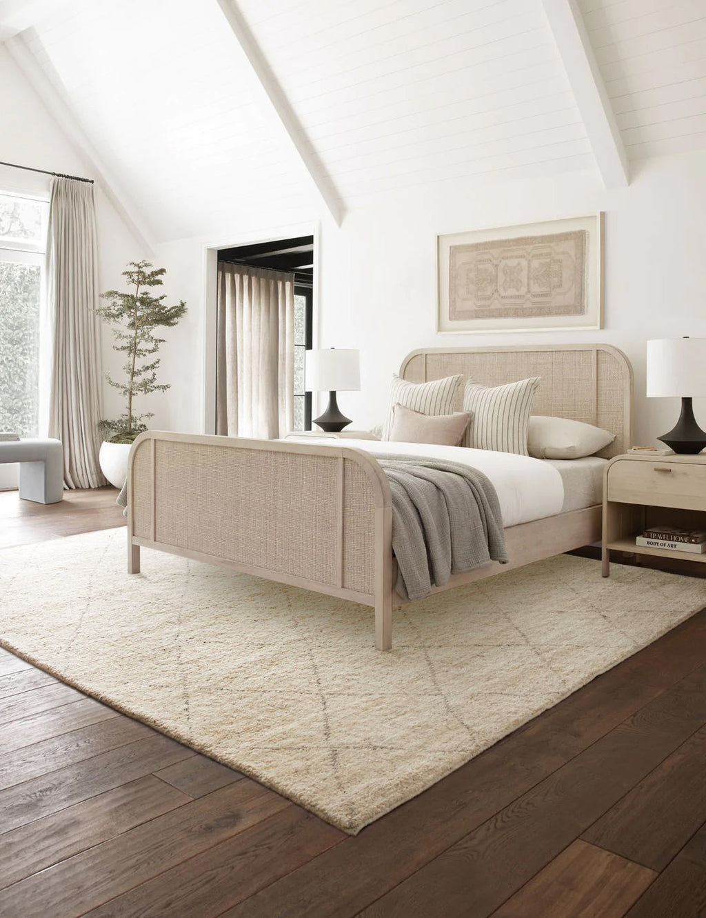 Lulu and Georgia - Afella Hand-Knotted Wool Rug Swatch 18" x 18"