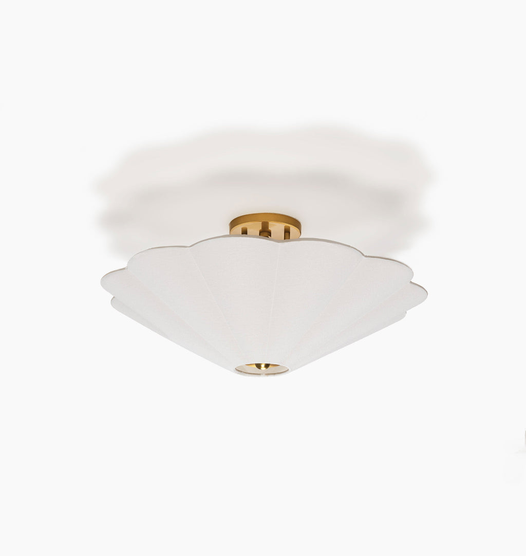 Amber Interiors - Alana Semi Flush Mount