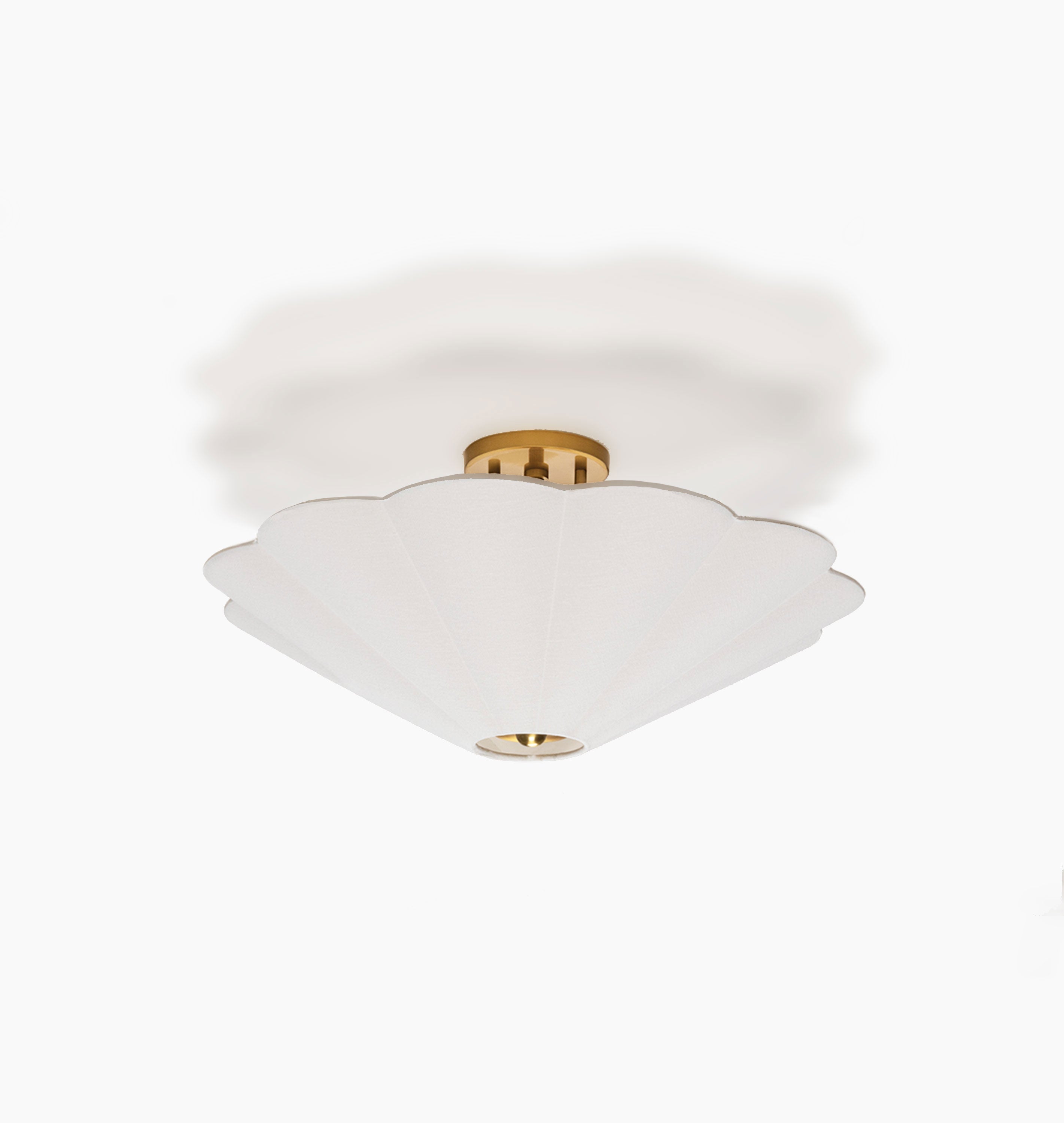 Amber Interiors - Alana Semi Flush Mount