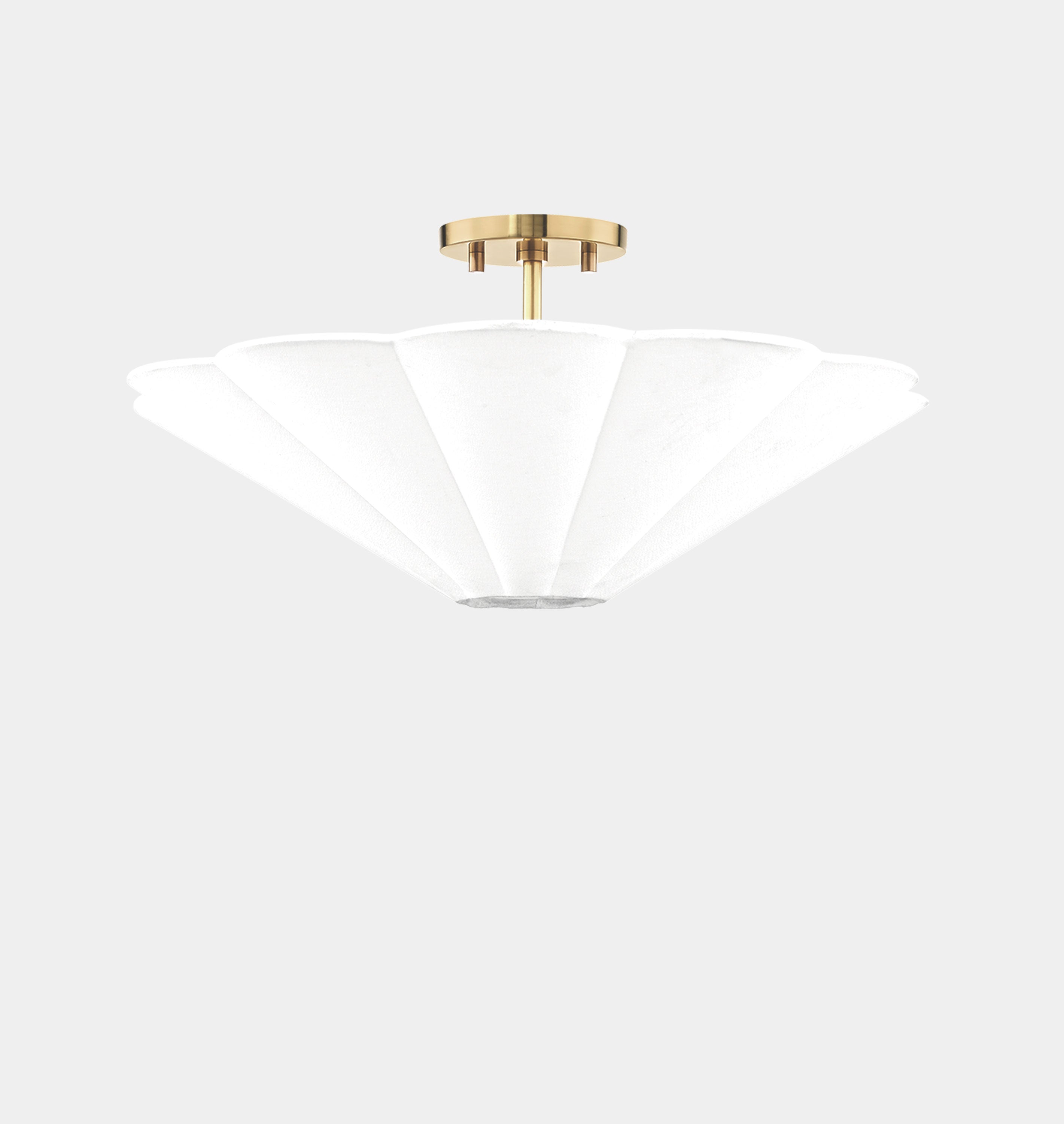 Amber Interiors - Alana Semi Flush Mount