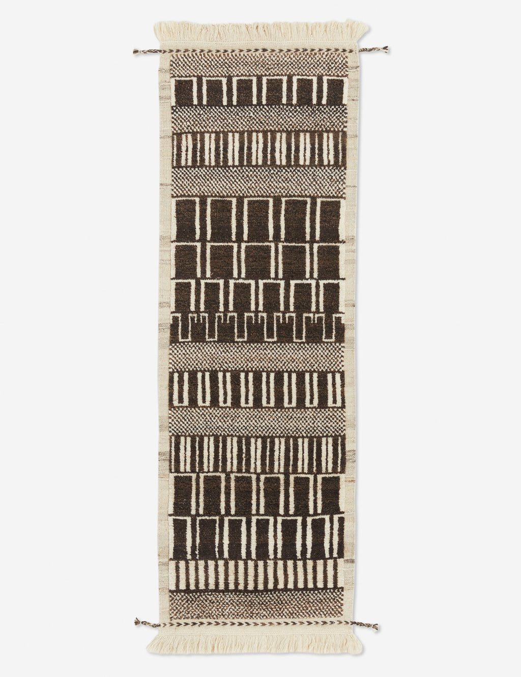 Lulu and Georgia - Allard Moroccan-Style Hand-Knotted Wool Rug Swatch 18"x18"