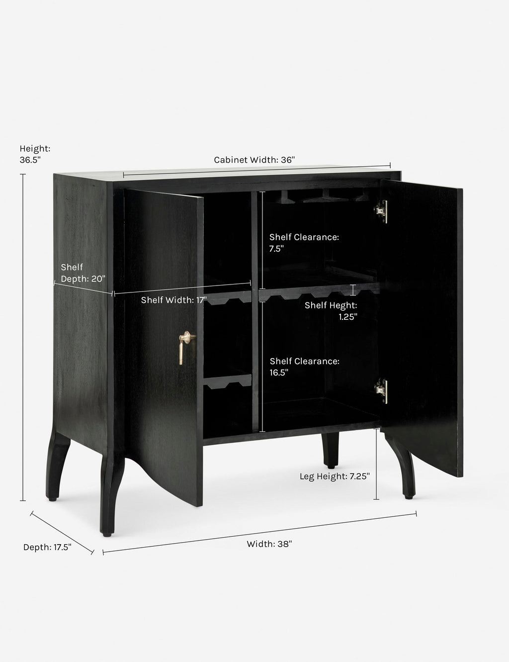 Lulu and Georgia - Anabella Bar Cabinet