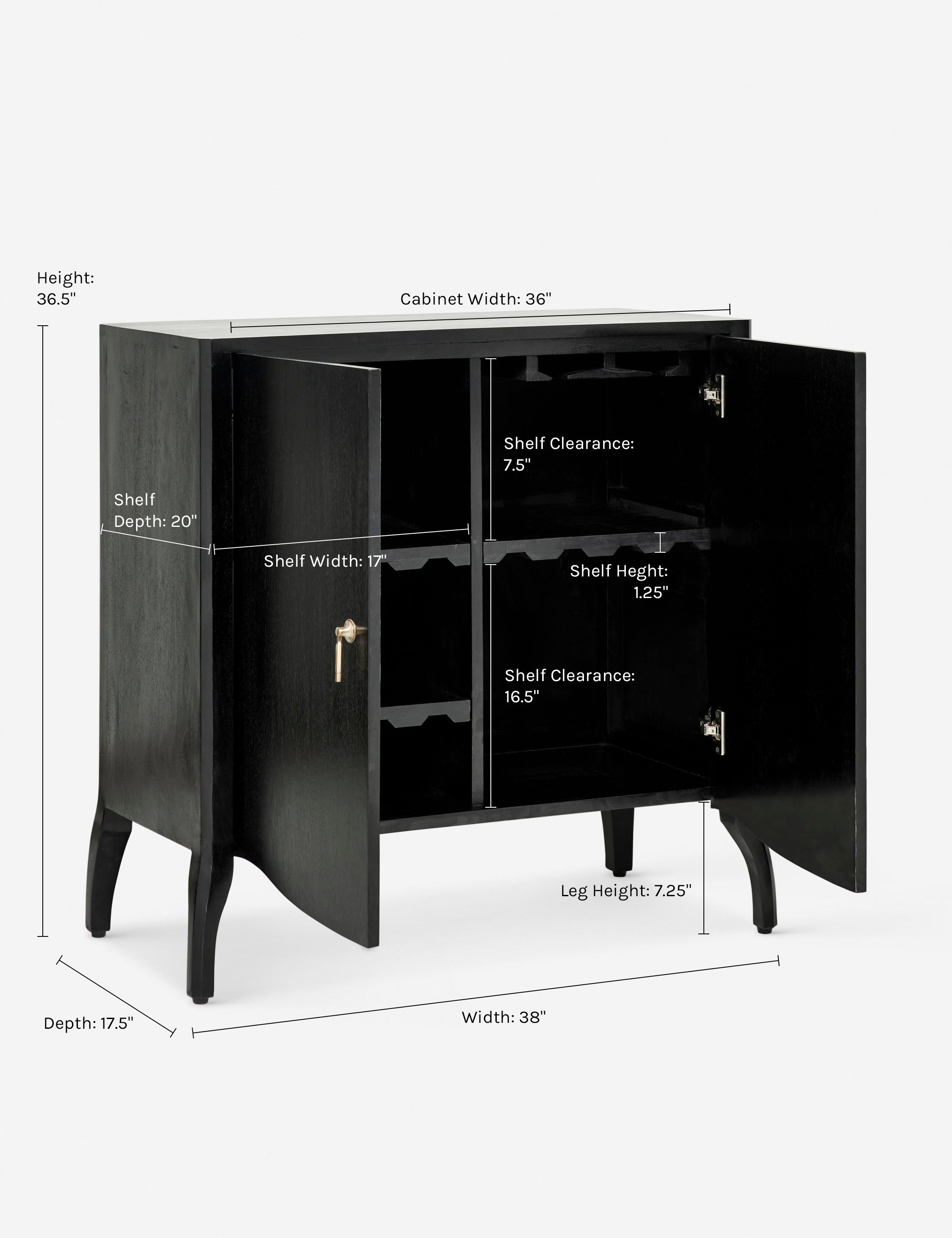 Lulu and Georgia - Anabella Bar Cabinet
