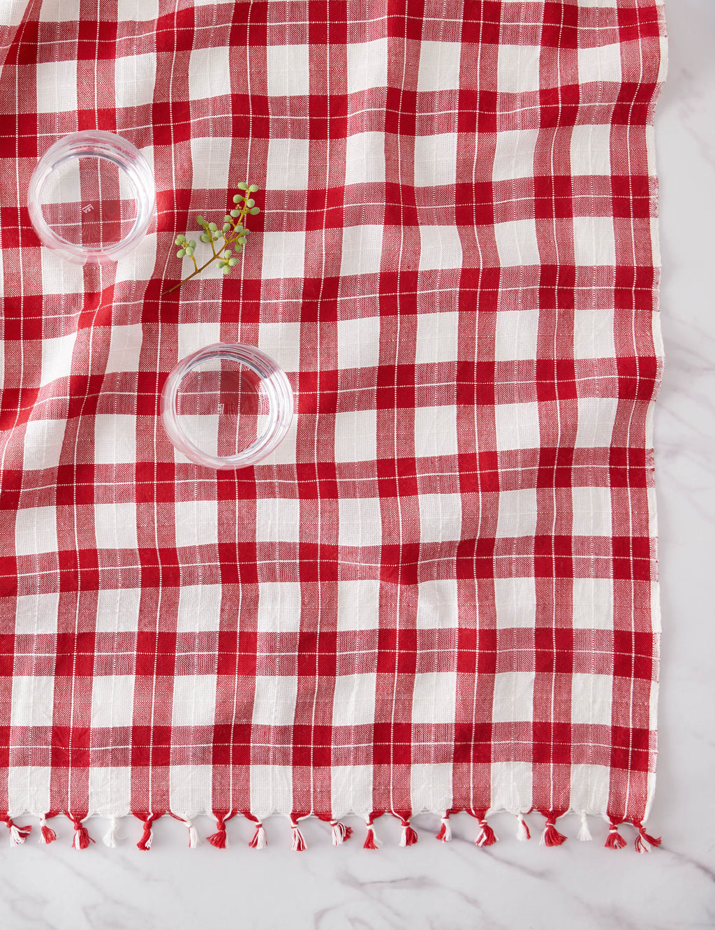 Lulu and Georgia - Annabelle Plaid tablecloth by Heather Taylor Home