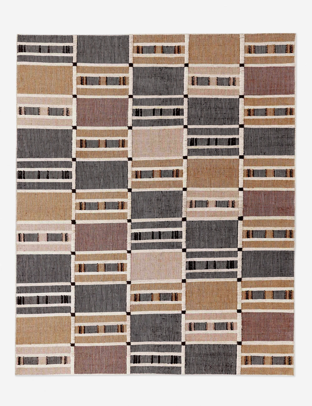 Lulu and Georgia - Anni Flatweave Wool Rug Swatch 18" x 18" by Nina Freudenberger