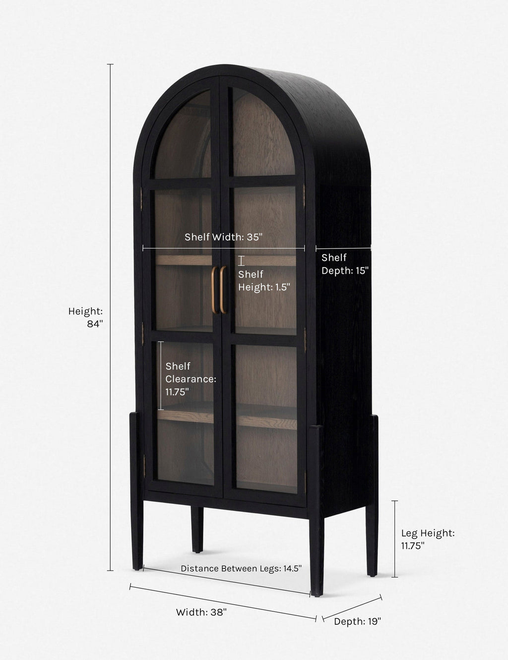 Lulu and Georgia - Apolline Curio Cabinet