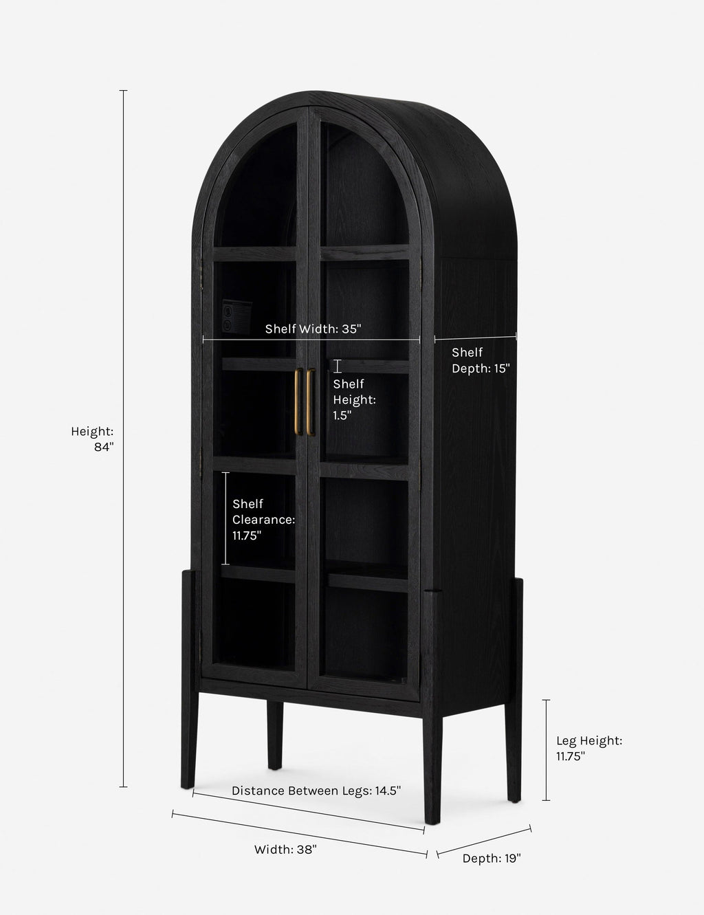 Lulu and Georgia - Apolline Curio Cabinet