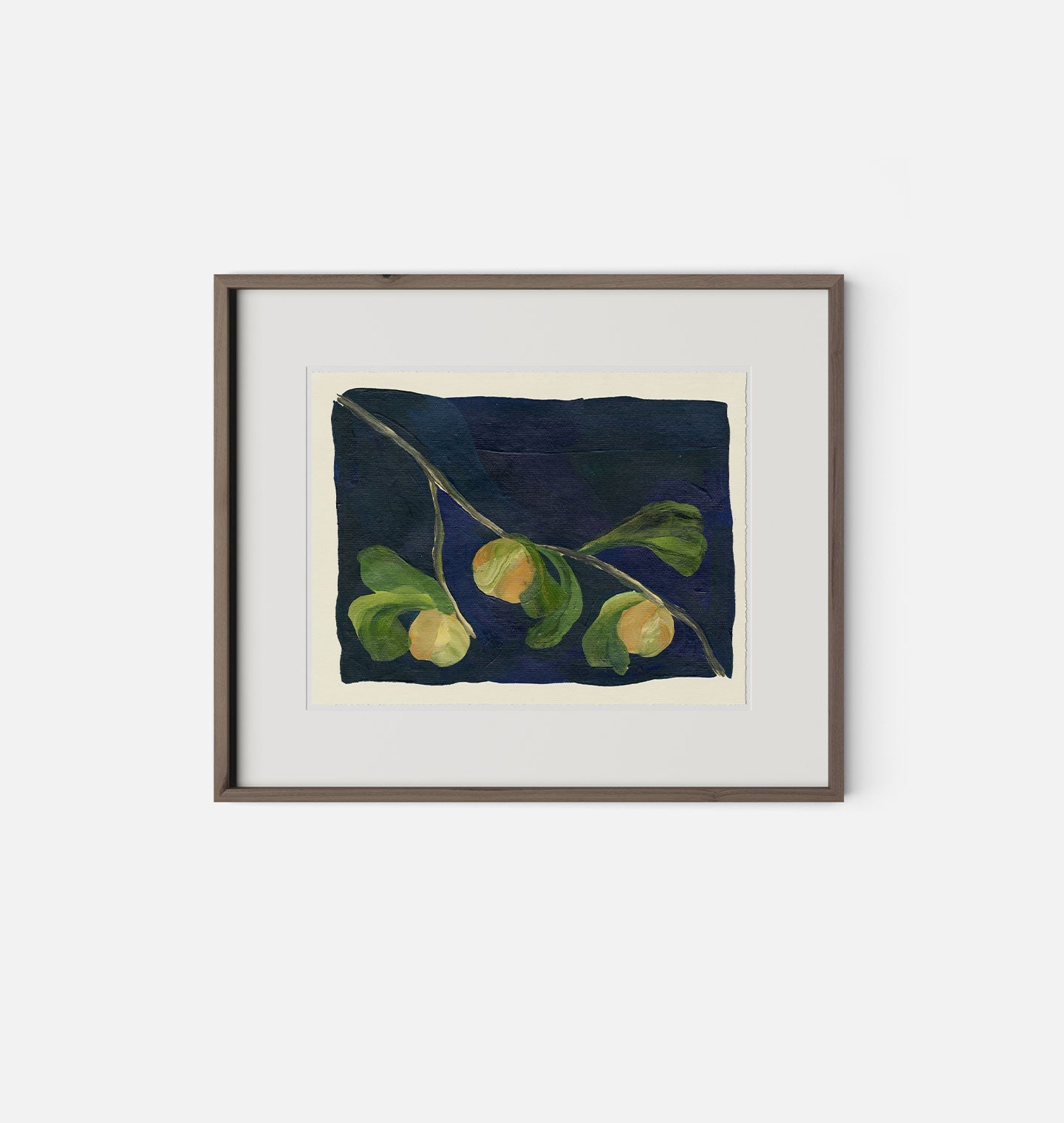 Amber Interiors - Apricot V Framed Print