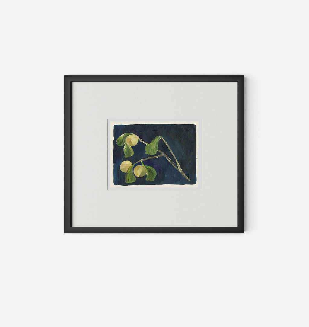 Amber Interiors - Apricot X Framed Print
