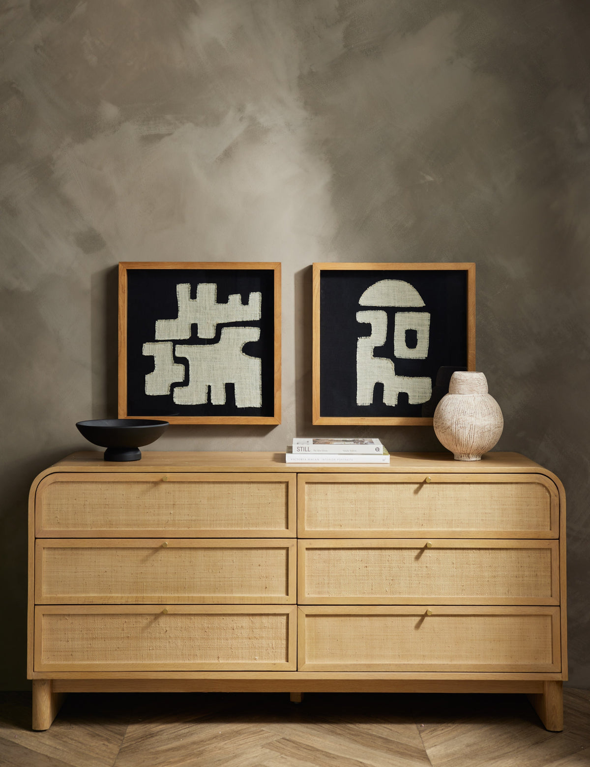 Lulu and Georgia - Open Box: Suzette Wide Dresser, Natural Oak