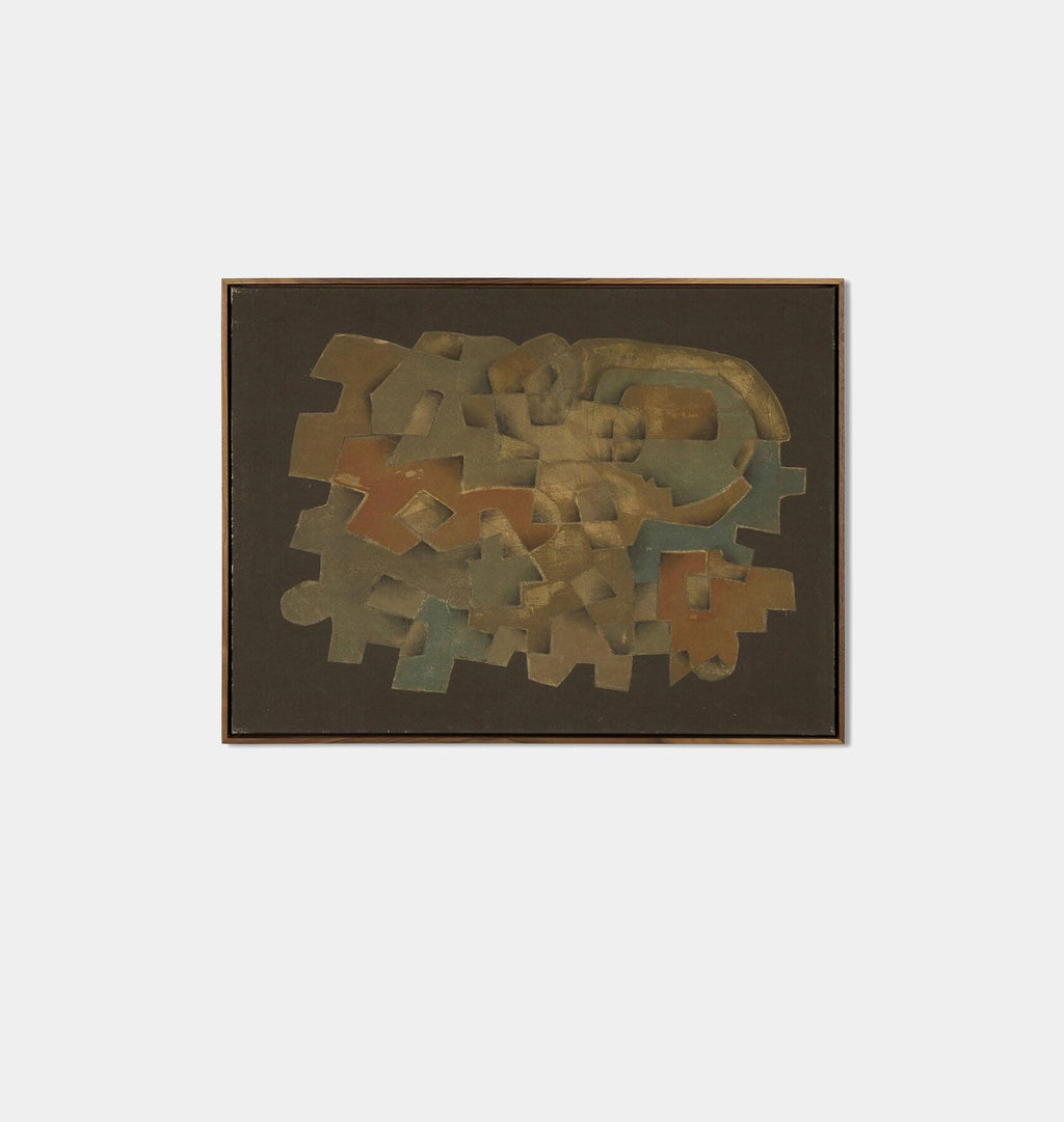 Amber Interiors - Arrowhead Canyon by Benjamin Galvan Framed Print