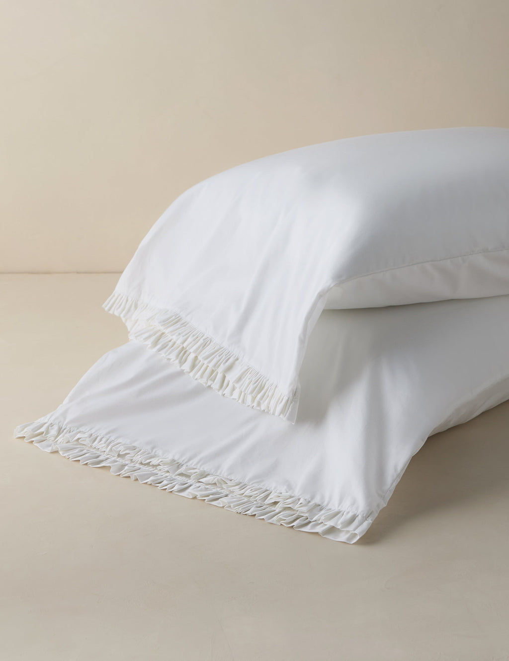 Lulu and Georgia - Audrey Ruffle Cotton Percale Sheet Set by Pom Pom at Home