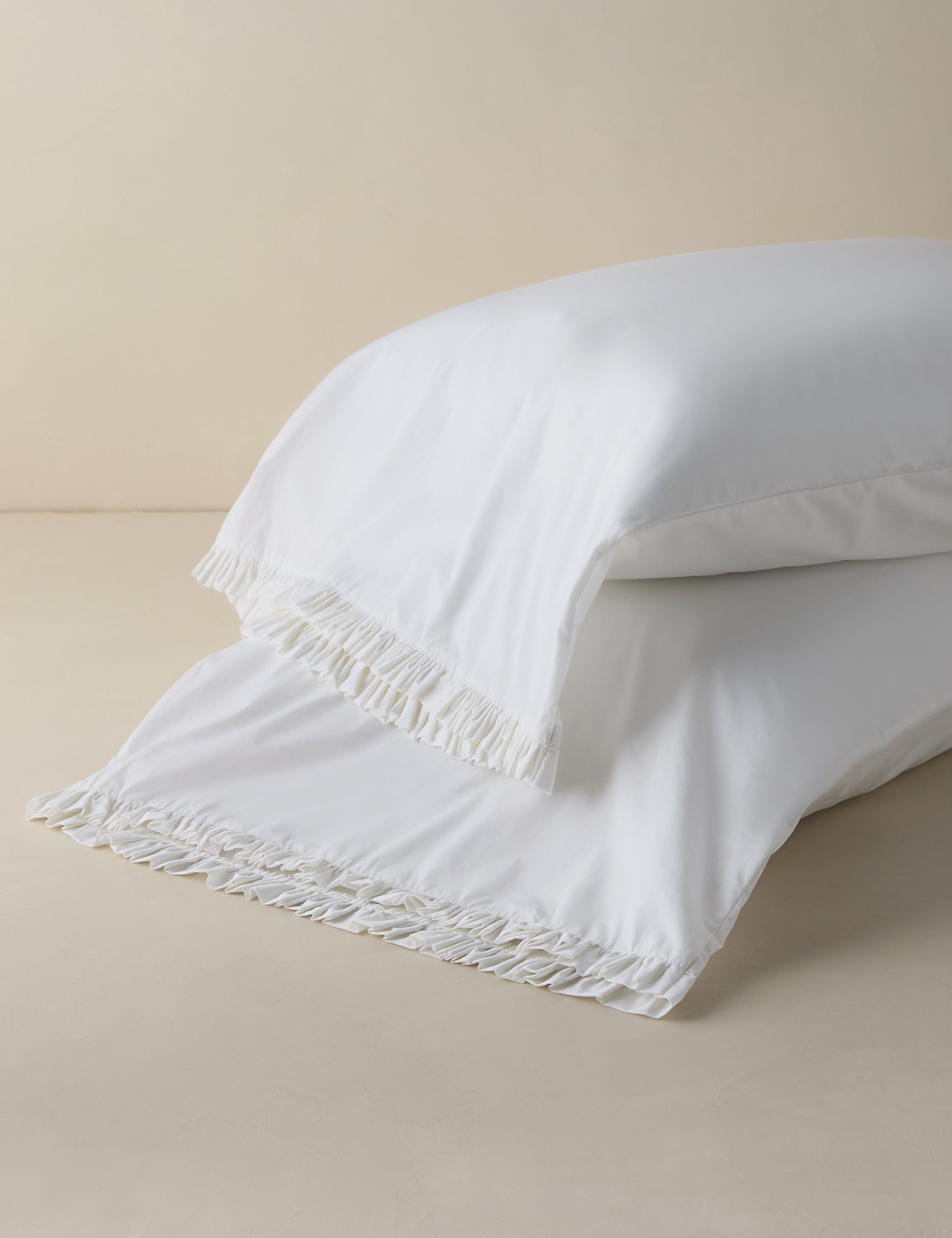 Lulu and Georgia - Audrey Ruffle Pillowcase (Set of 2) by Pom Pom at Home