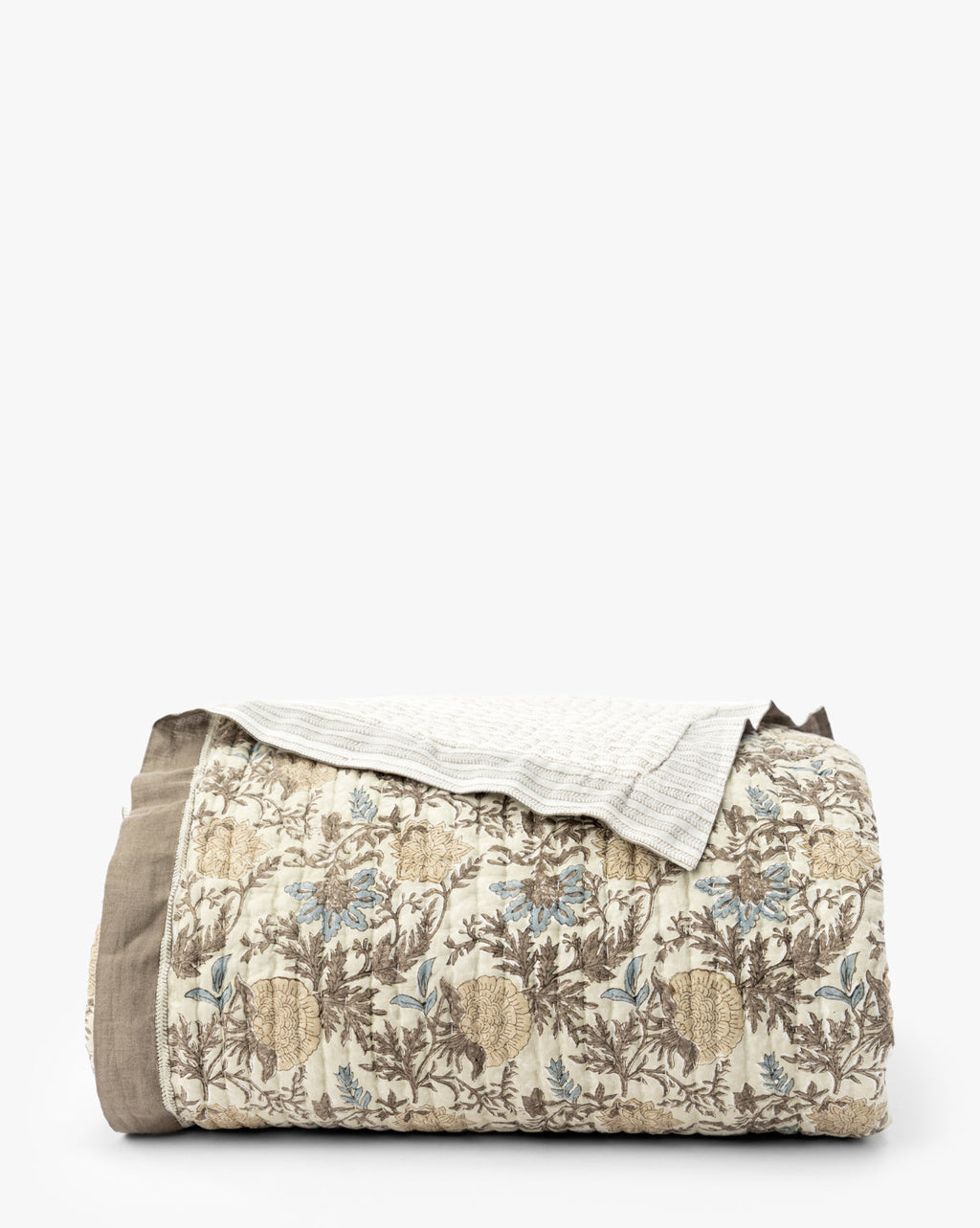 McGee & Co - Audrey Tan Block Print Quilt