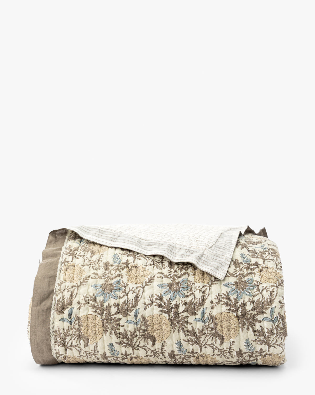 McGee & Co - Audrey Tan Block Print Quilt
