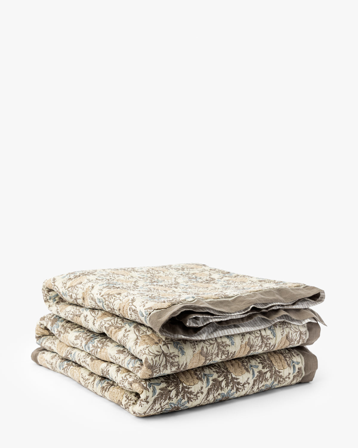 McGee & Co - Audrey Tan Block Print Quilt