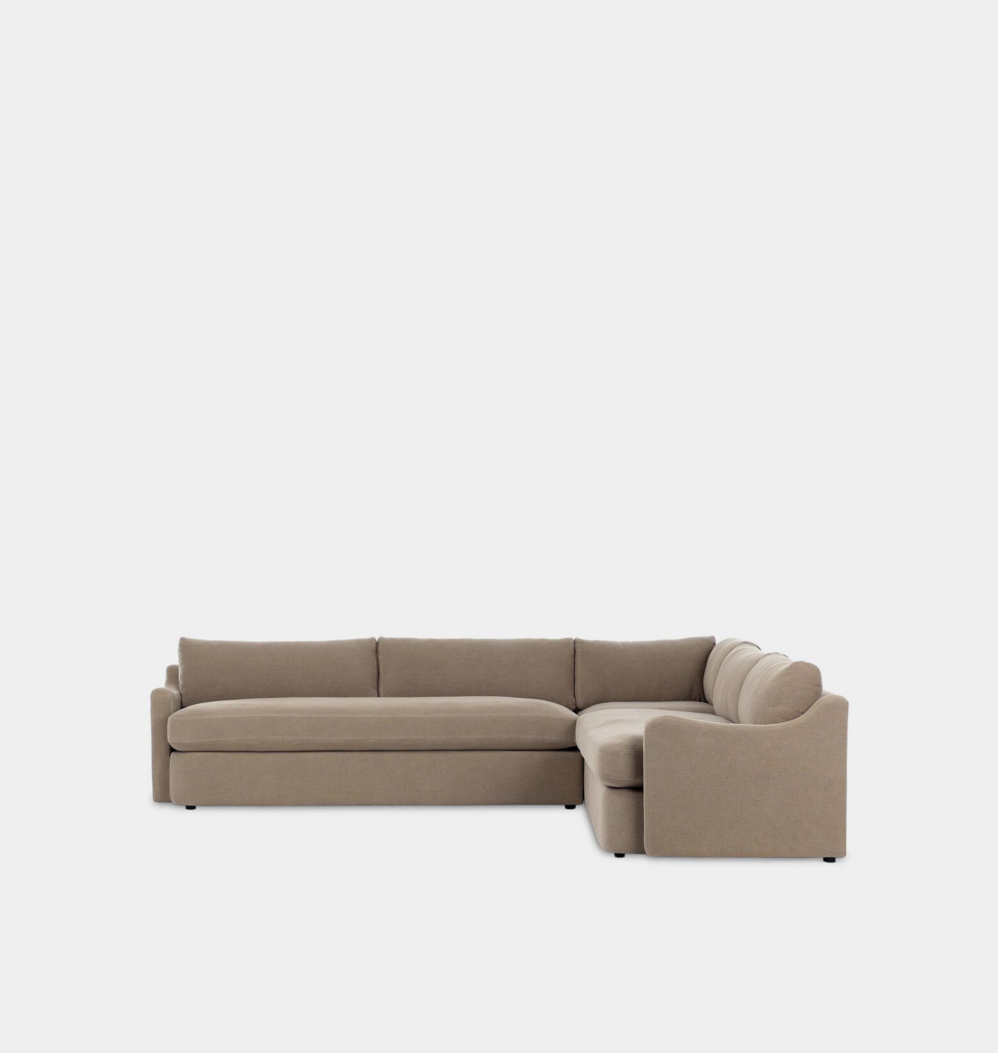 Amber Interiors - Aurelia 3 Piece Sectional Sofa