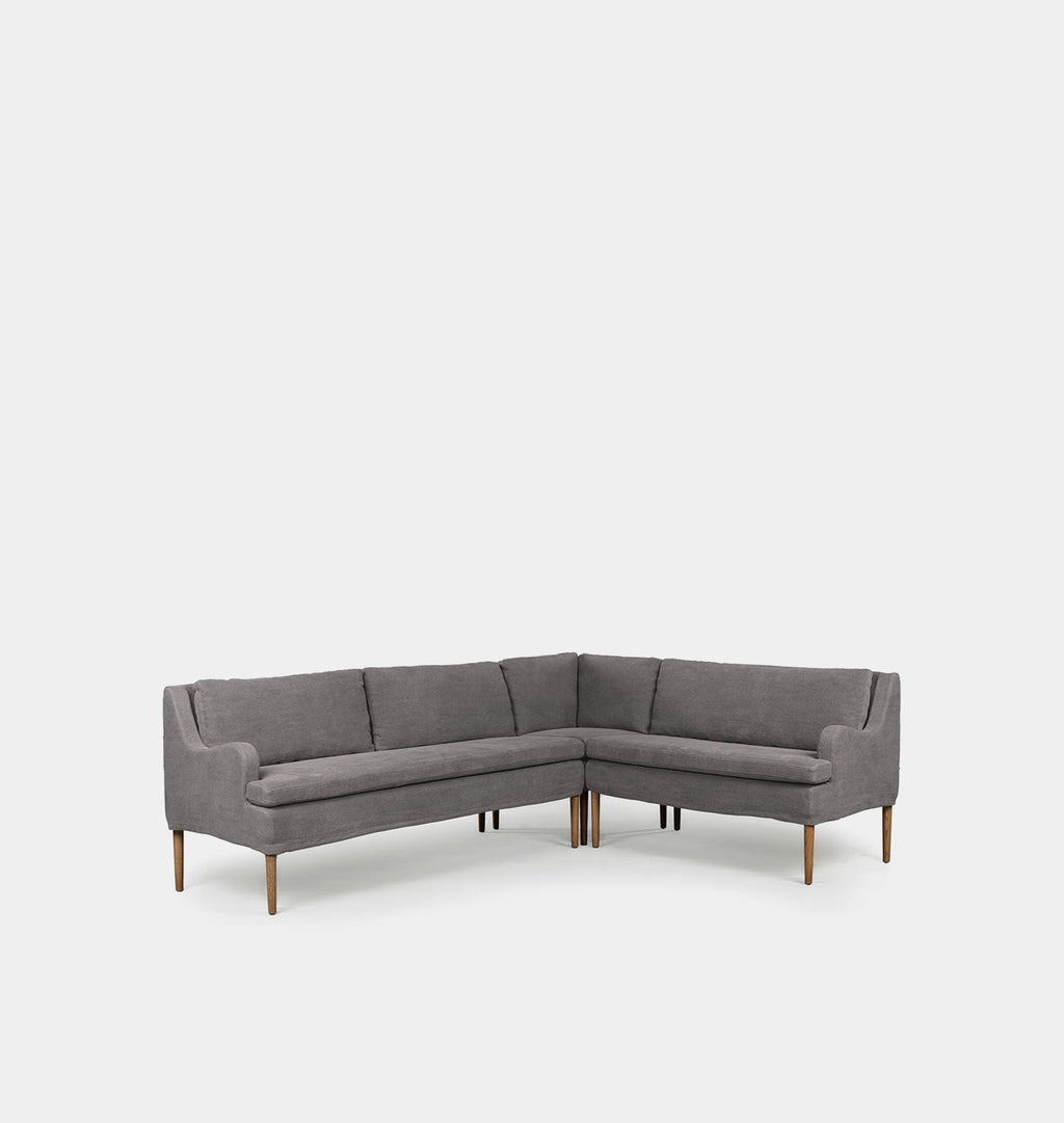 Amber Interiors - Aurelia L - Shape Dining Banquette