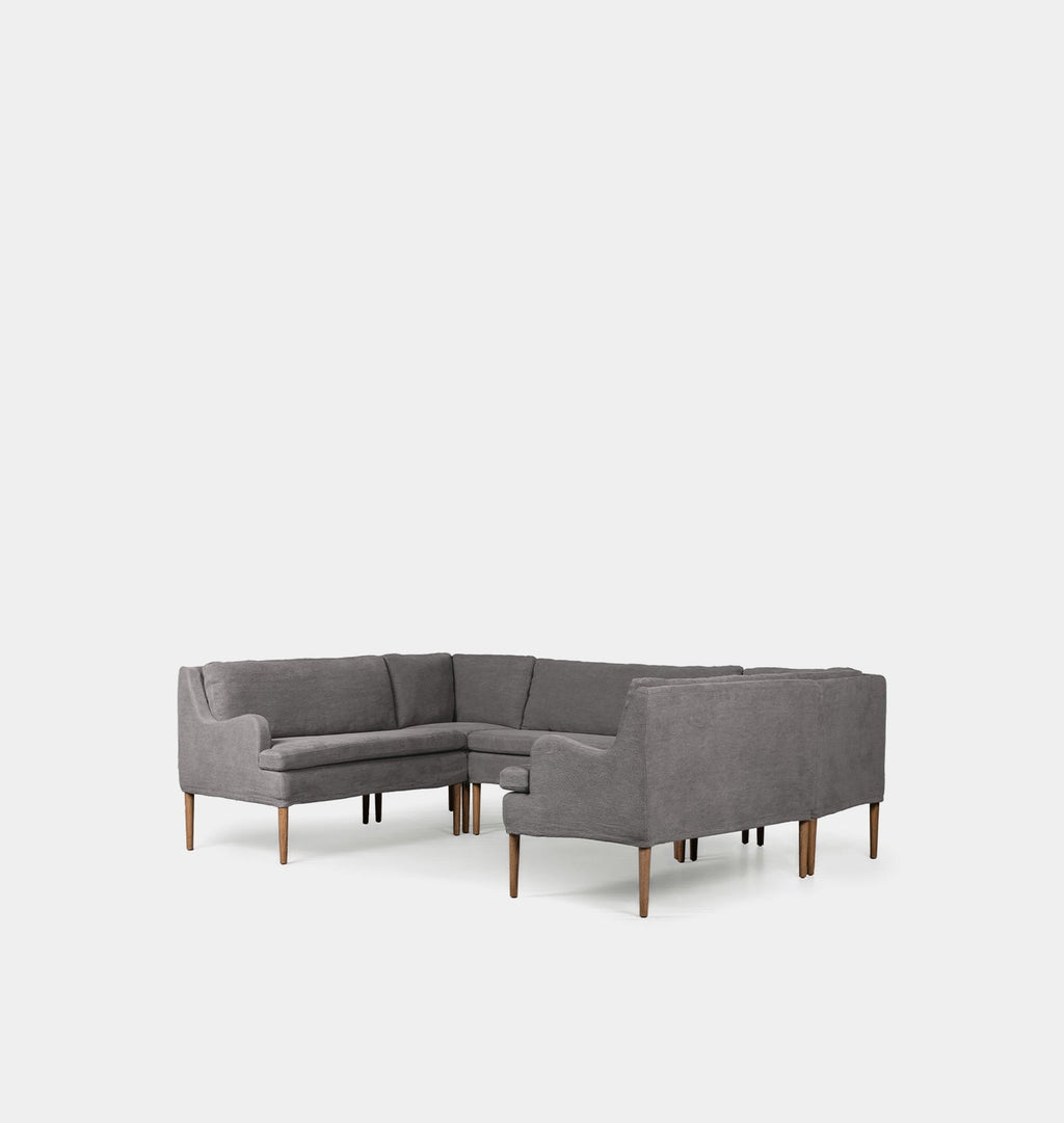 Amber Interiors - Aurelia U - Shape Dining Banquette