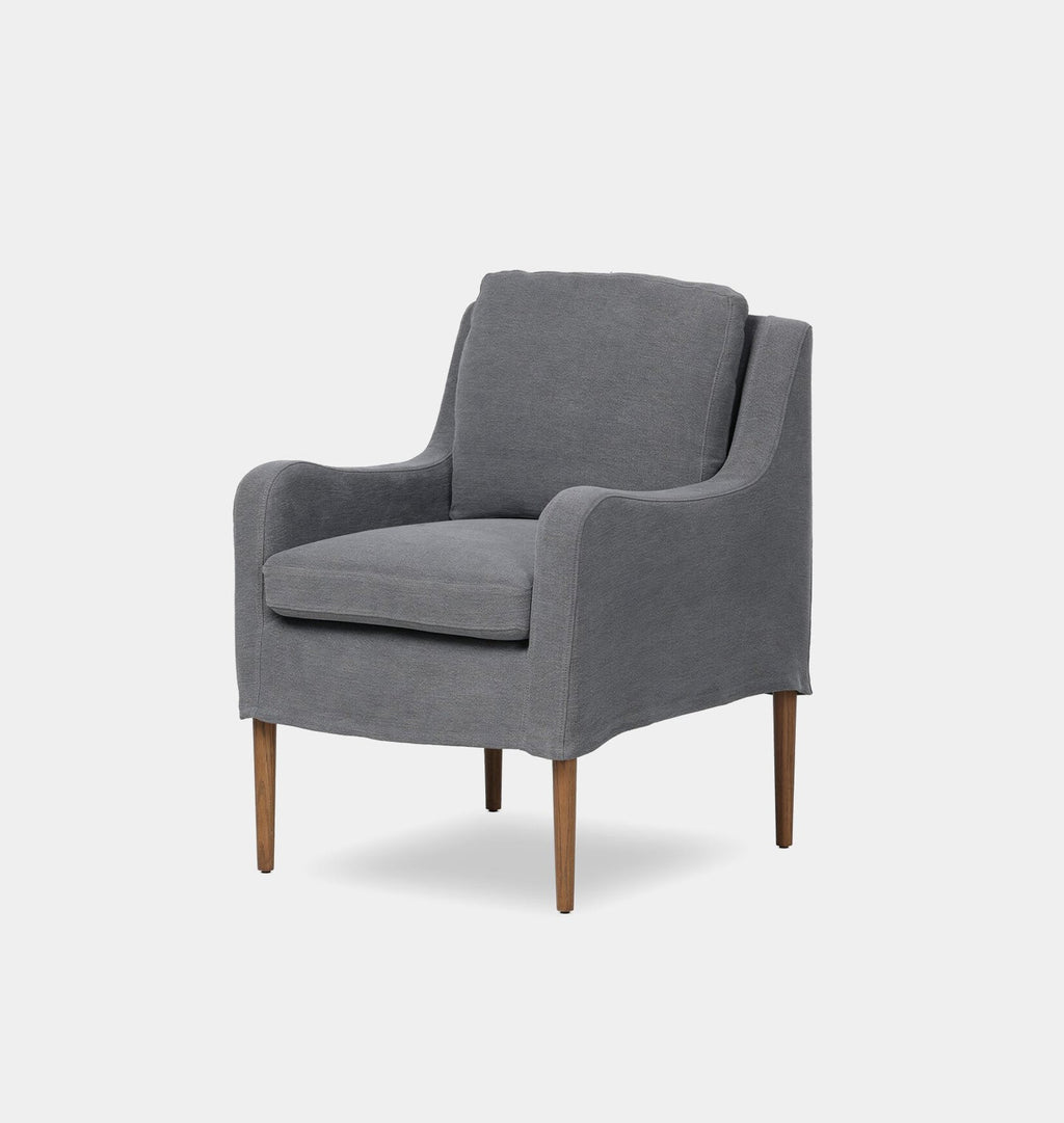 Amber Interiors - Aurelia Slipcovered Dining Chair